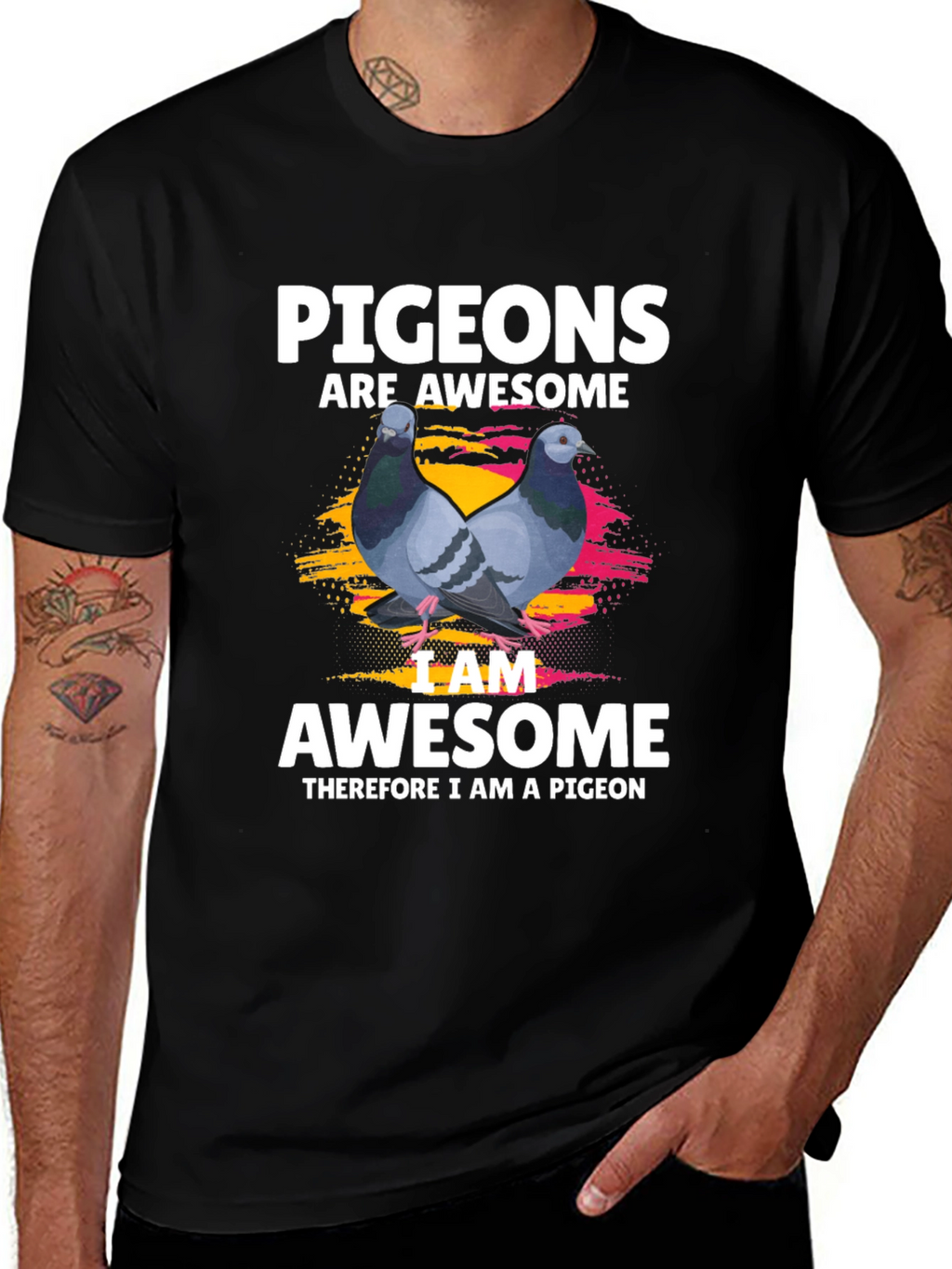Pigeons Are Awesome Graphic T-Shirt