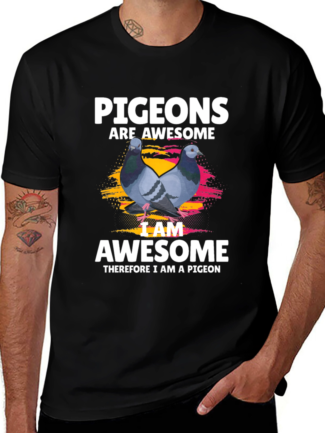 Pigeons Are Awesome Graphic T-Shirt