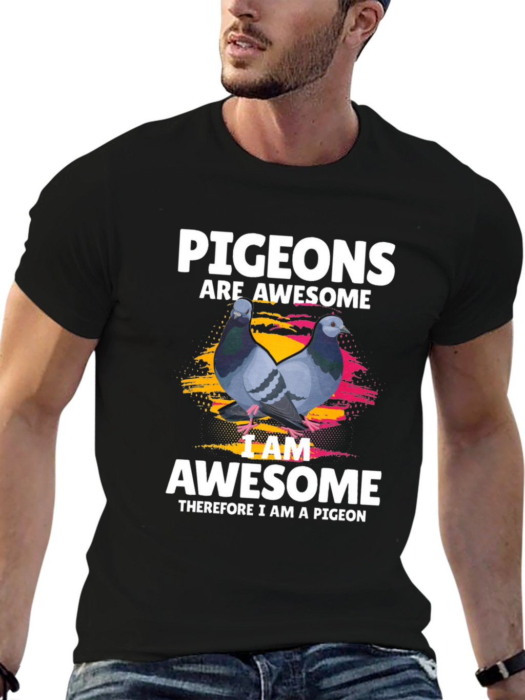 Pigeons Are Awesome Graphic T-Shirt