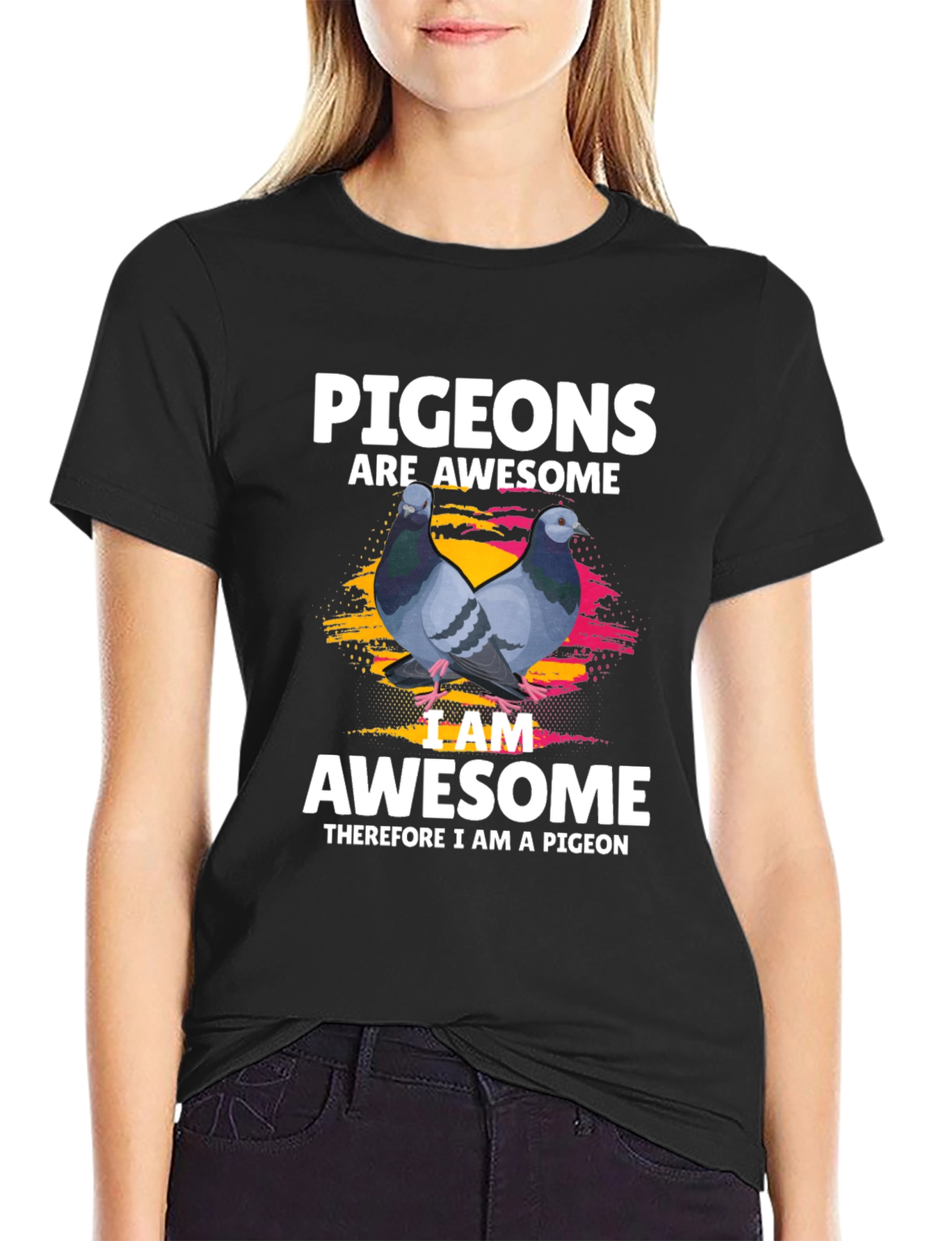 Pigeons Are Awesome Graphic T-Shirt