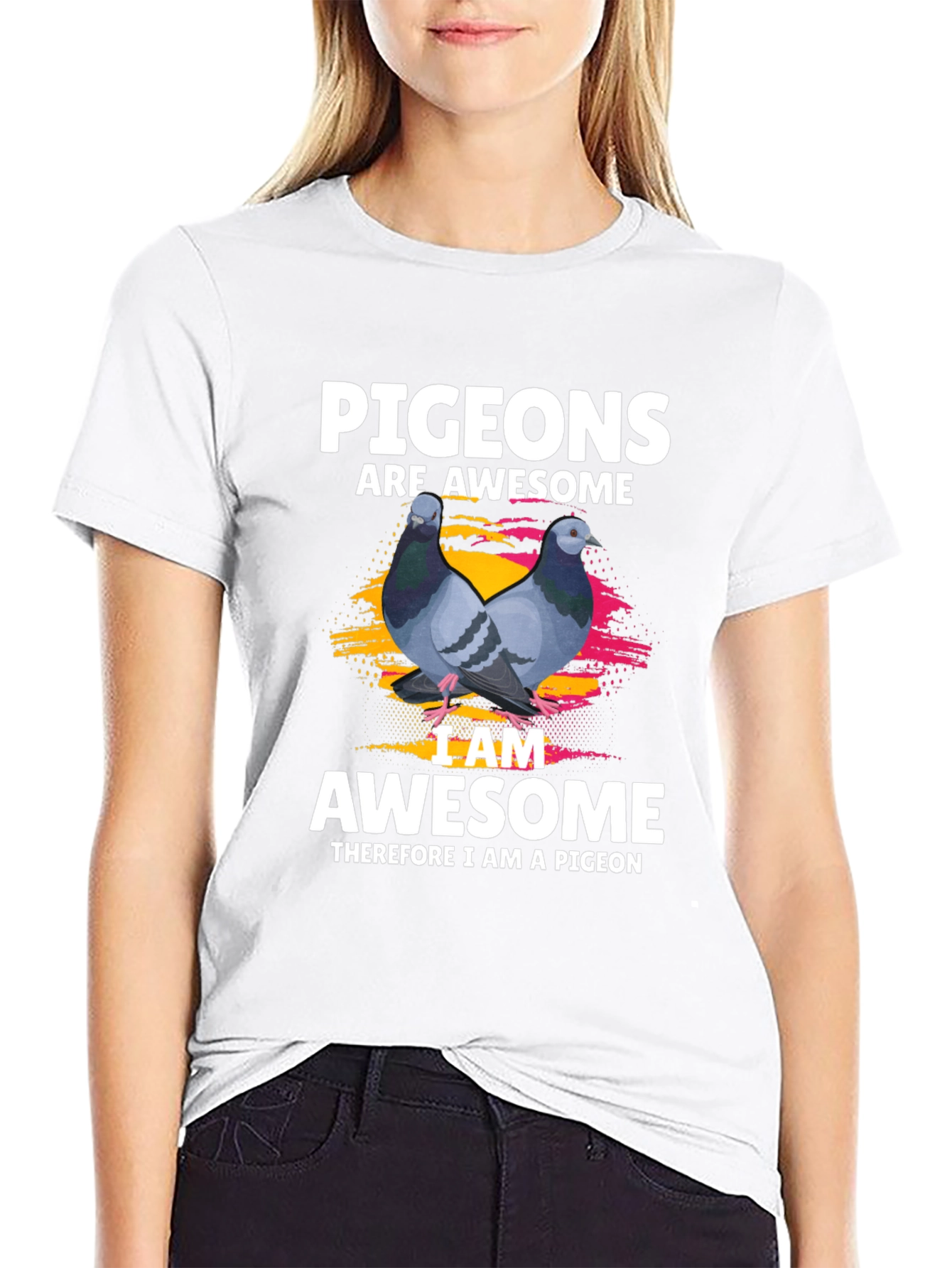 Pigeons Are Awesome Graphic T-Shirt