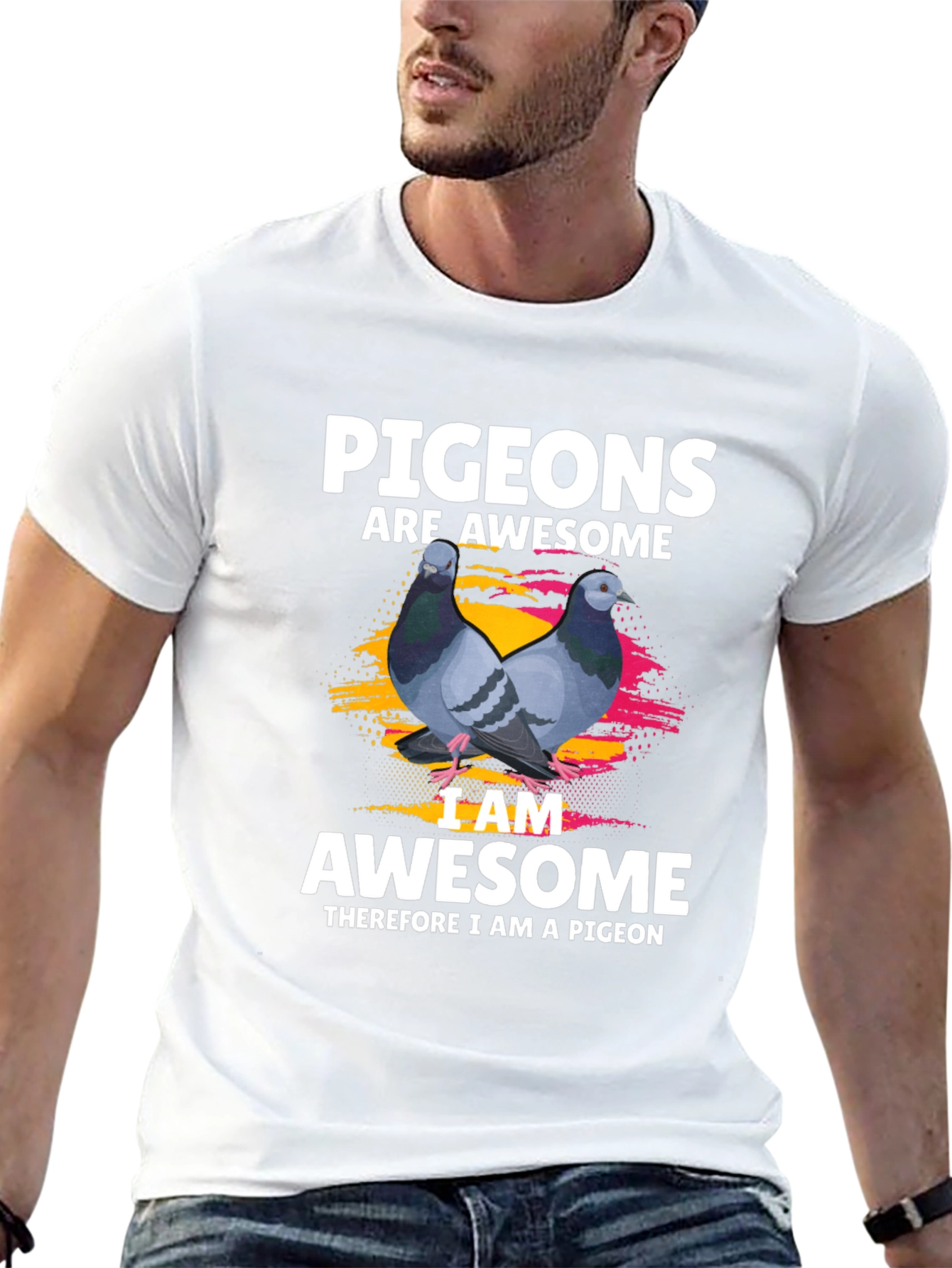 Pigeons Are Awesome Graphic T-Shirt