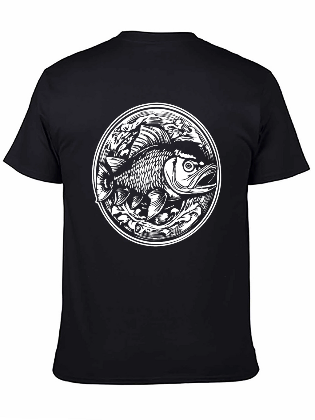 Black Fish Graphic Tee - Unique Style