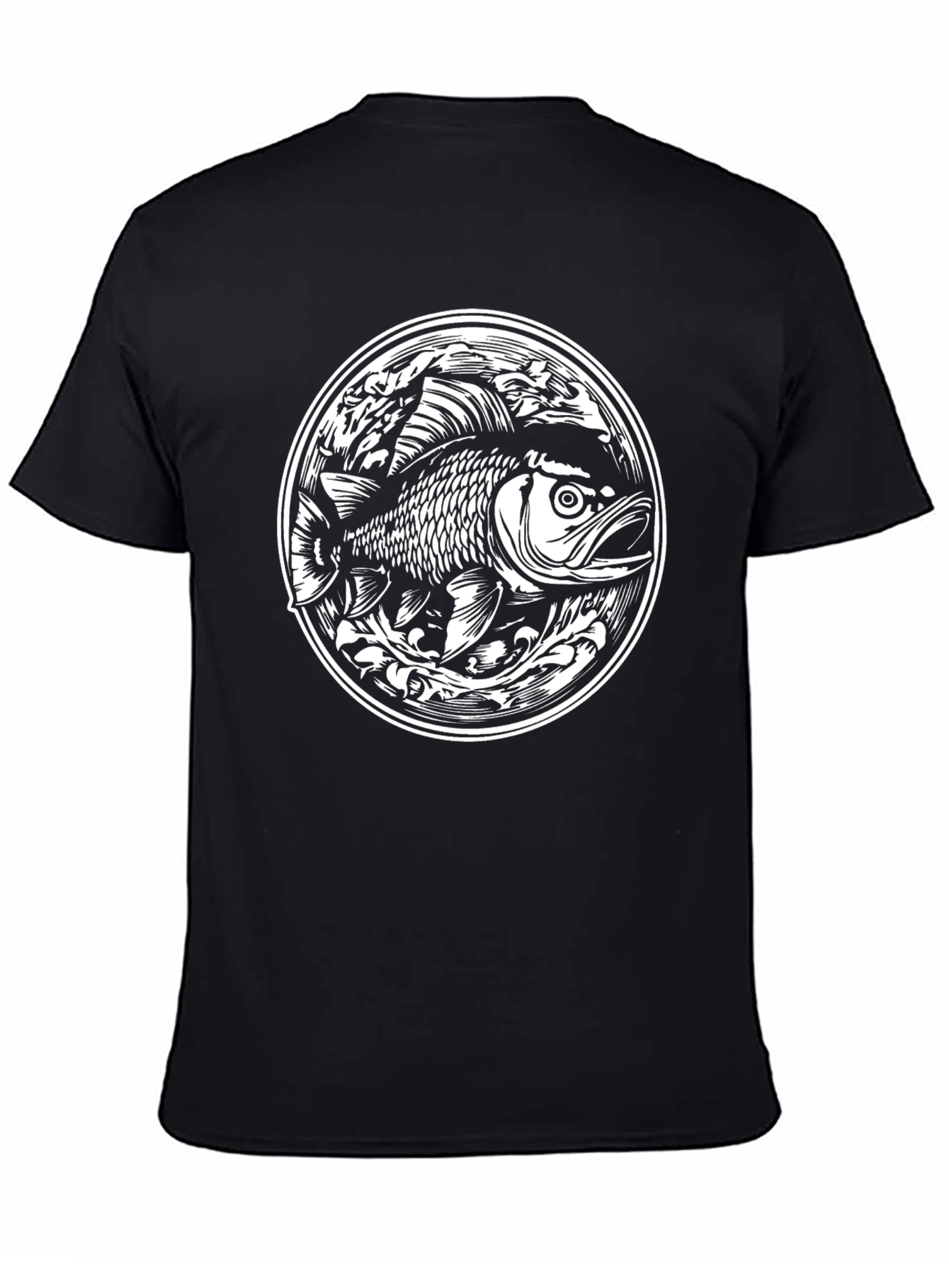 Black Fish Graphic Tee - Unique Style
