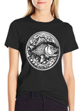 Black Fish Graphic Tee - Unique Style