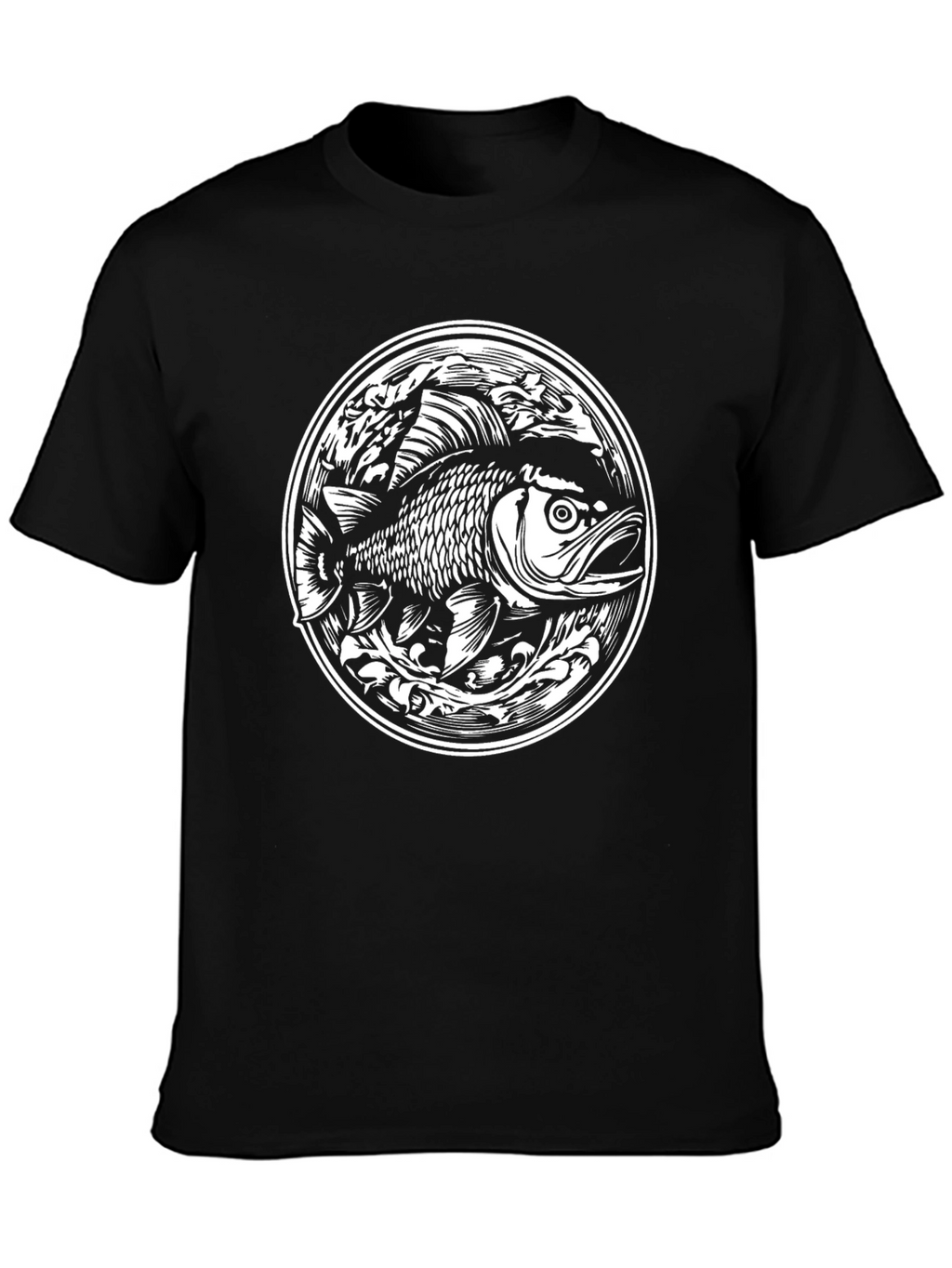 Black Fish Graphic Tee - Unique Style