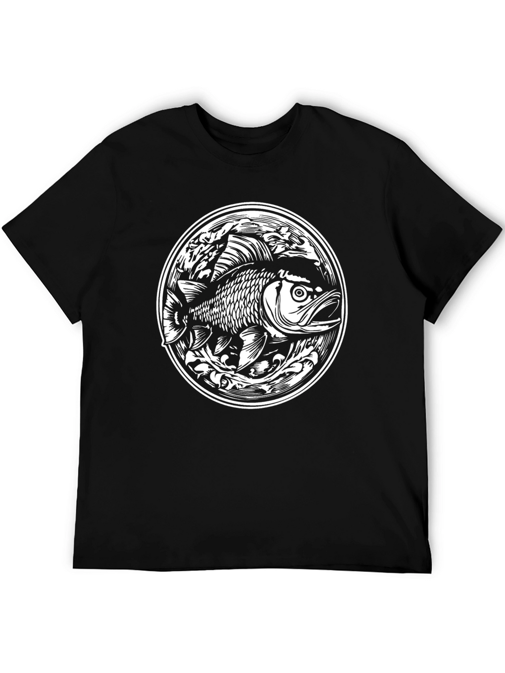 Black Fish Graphic Tee - Unique Style