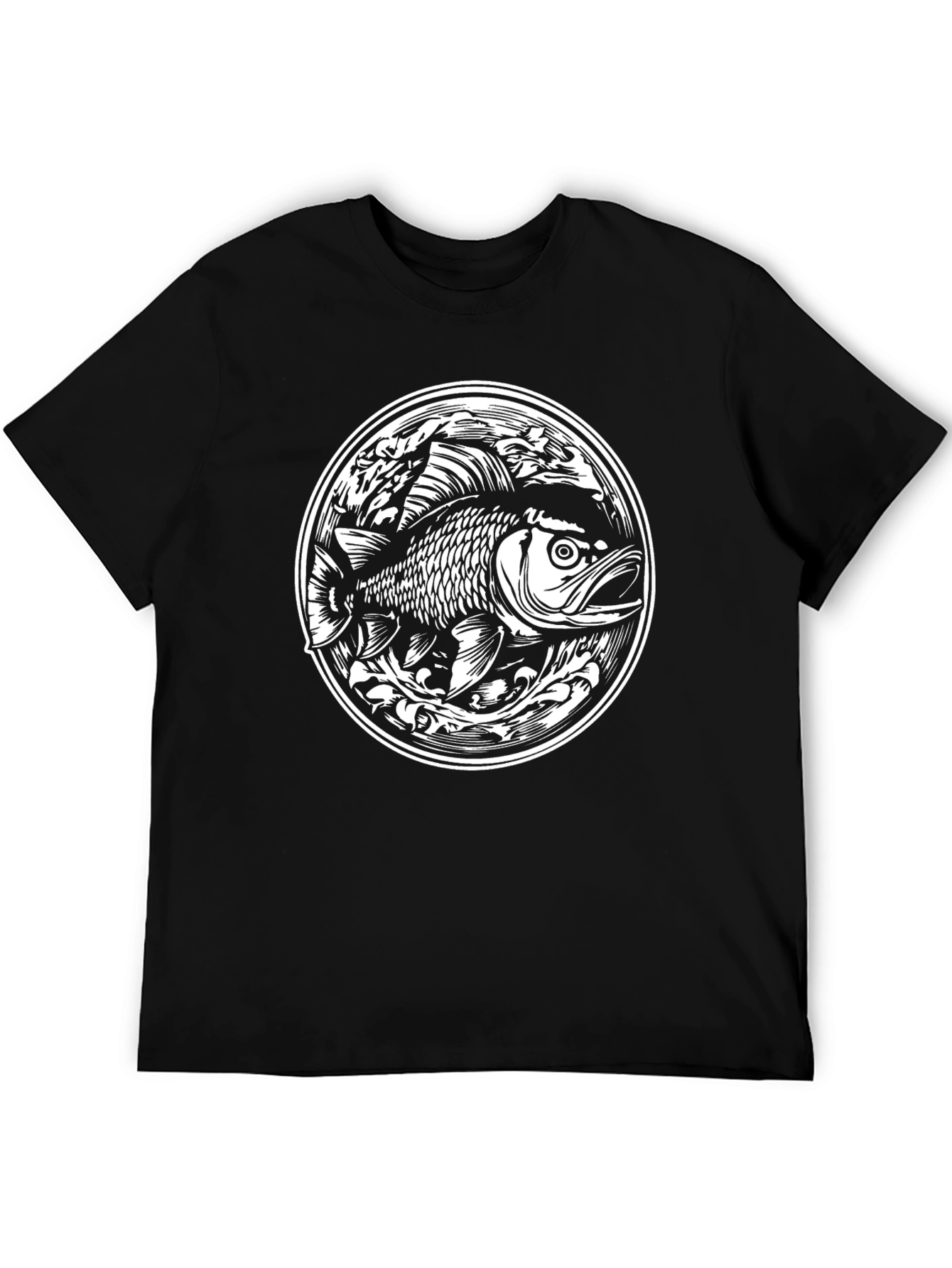 Black Fish Graphic Tee - Unique Style