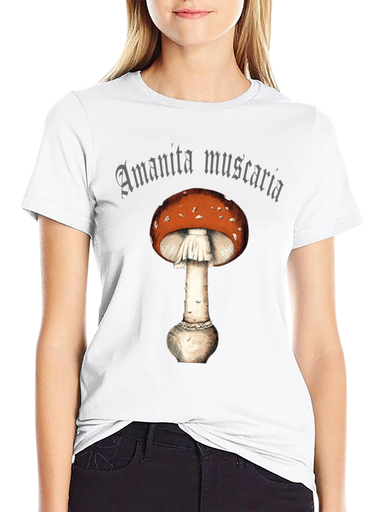 Amanita Muscaria Graphic Tee -  Fly Agaric Mushroom Shirt