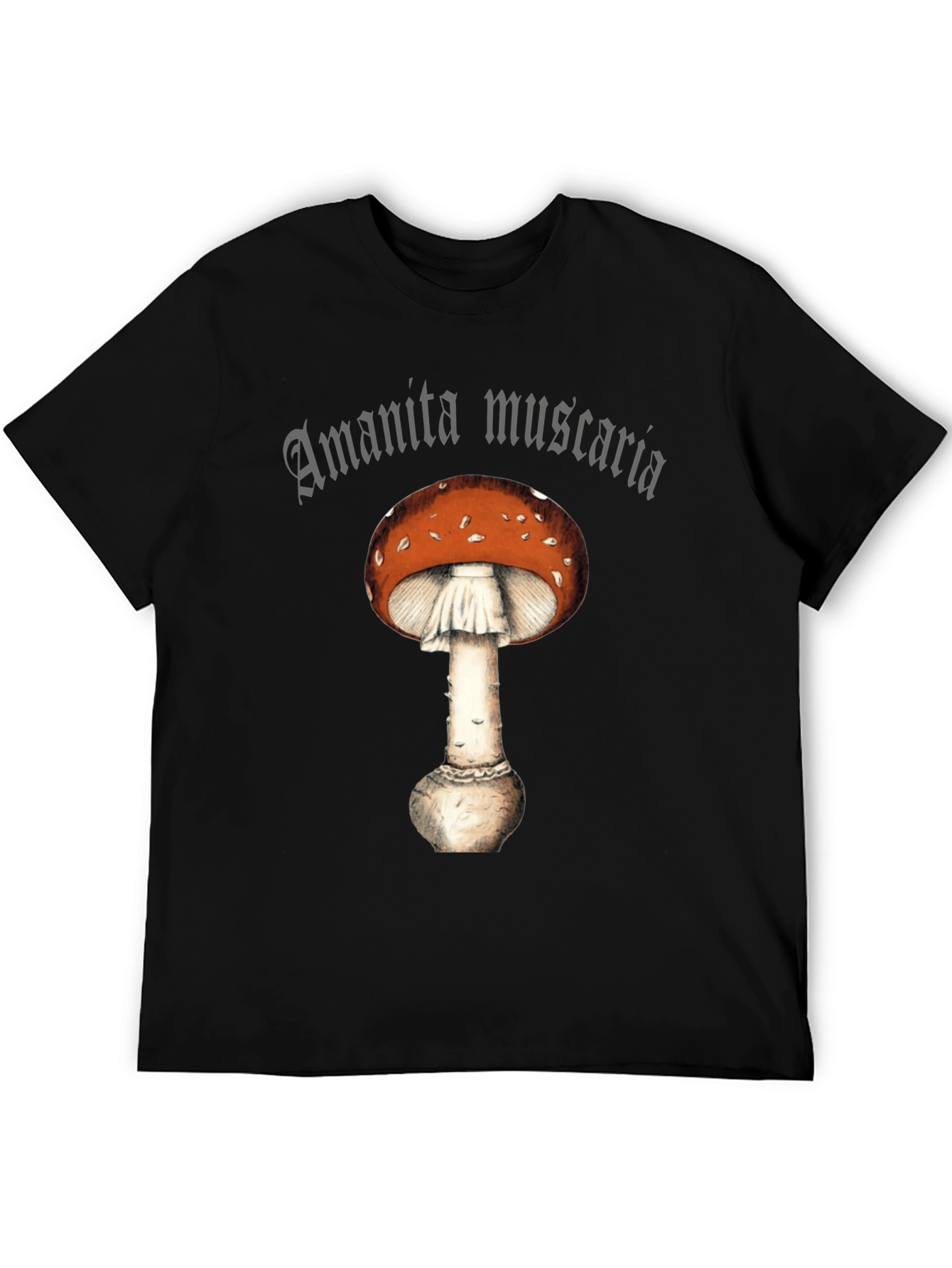 Amanita Muscaria Graphic Tee -  Fly Agaric Mushroom Shirt