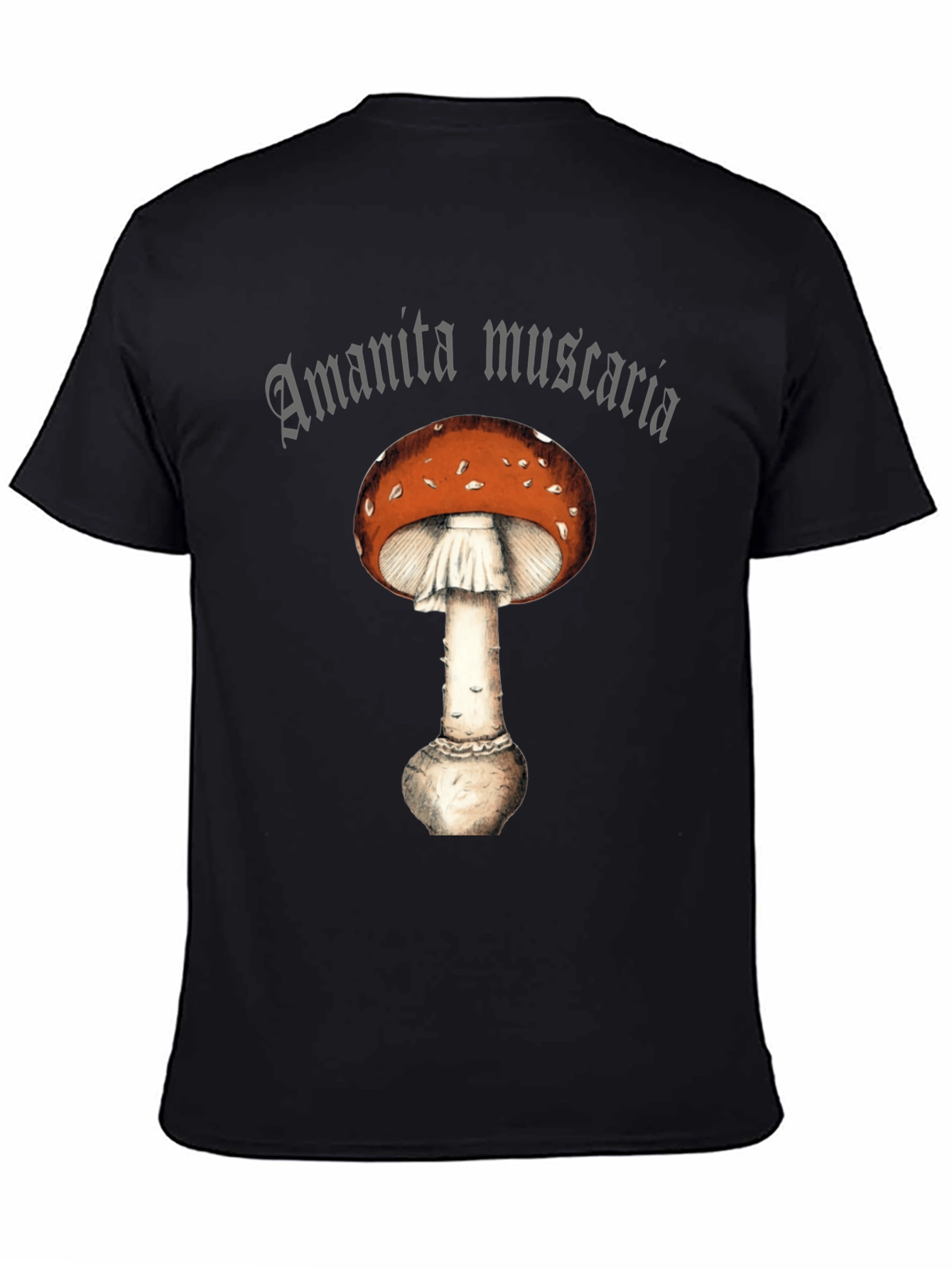 Amanita Muscaria Graphic Tee -  Fly Agaric Mushroom Shirt
