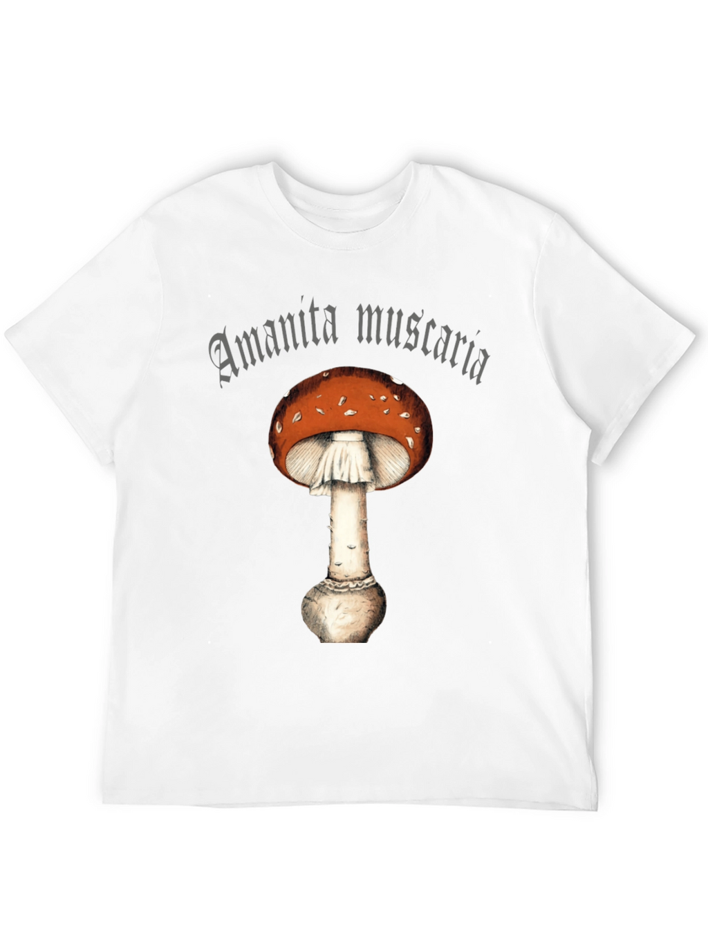 Amanita Muscaria Graphic Tee -  Fly Agaric Mushroom Shirt