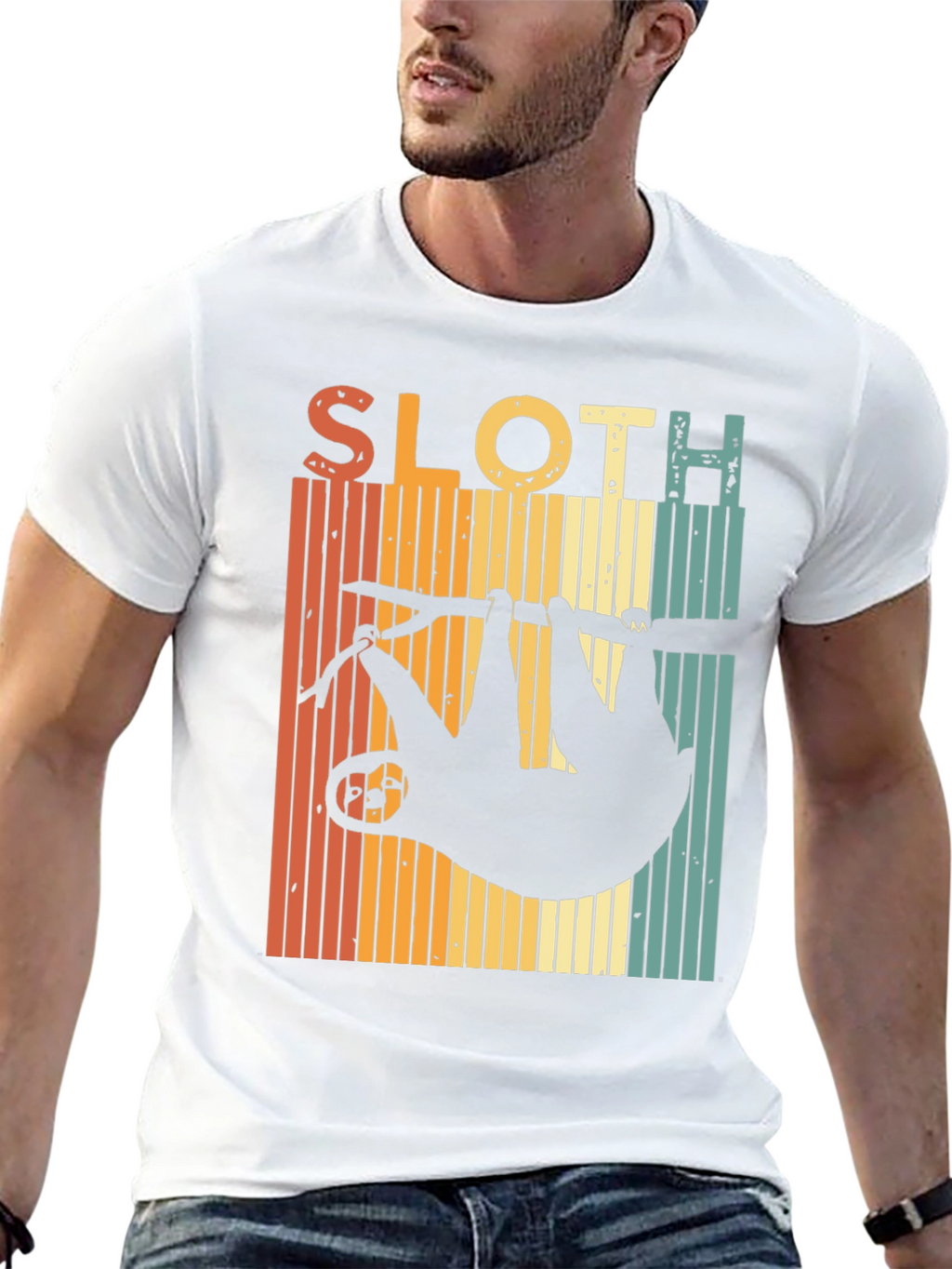 Retro Sloth Graphic Tee