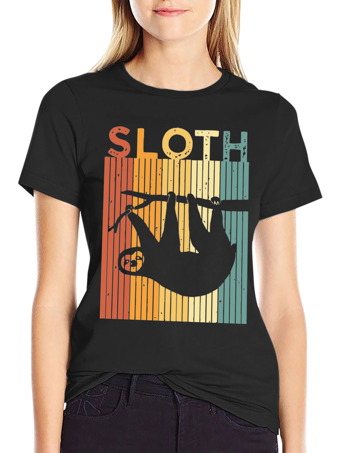 Retro Sloth Graphic Tee
