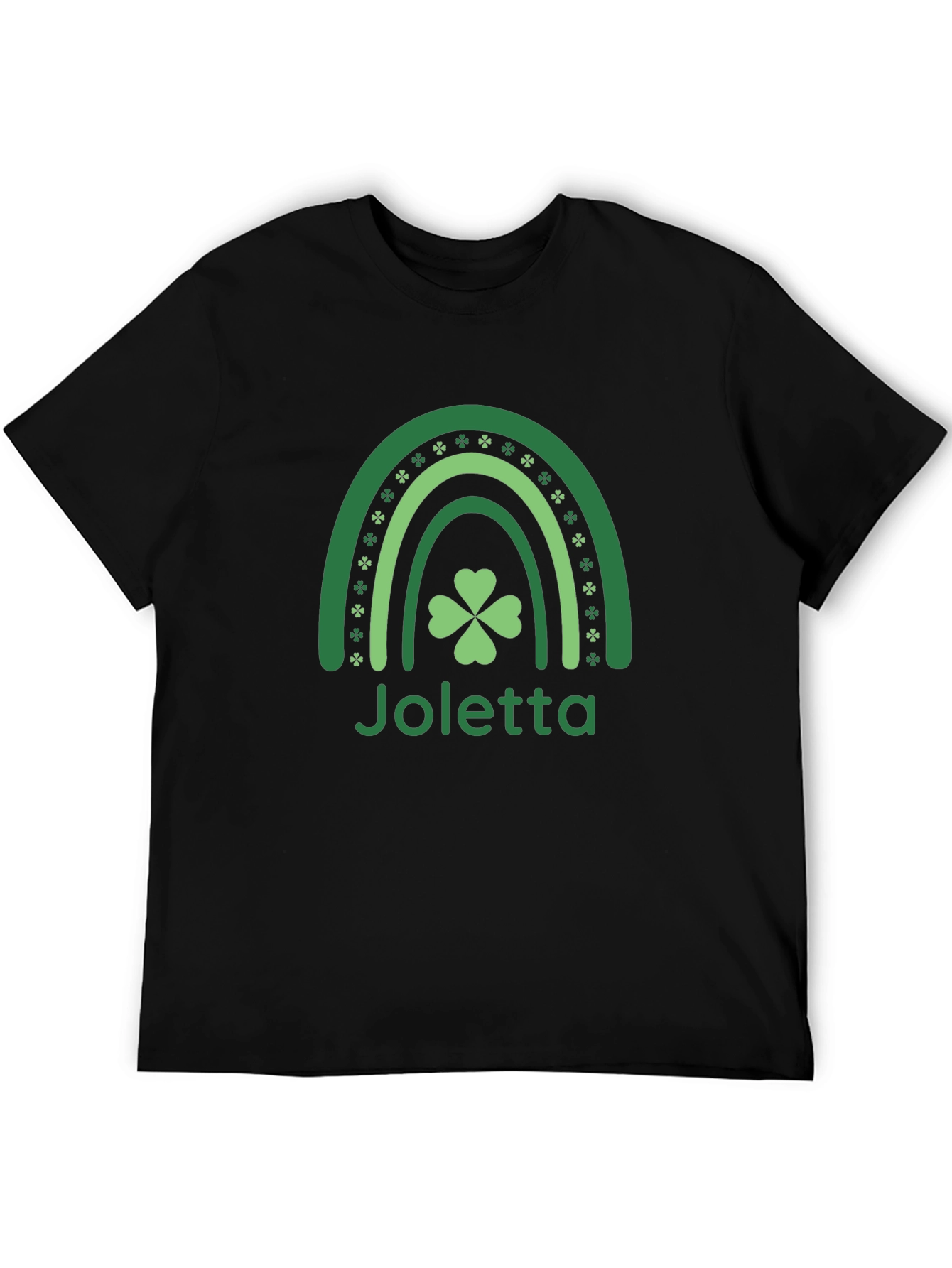 Joletta St. Patricks Day Shamrock Rainbow T-Shirt