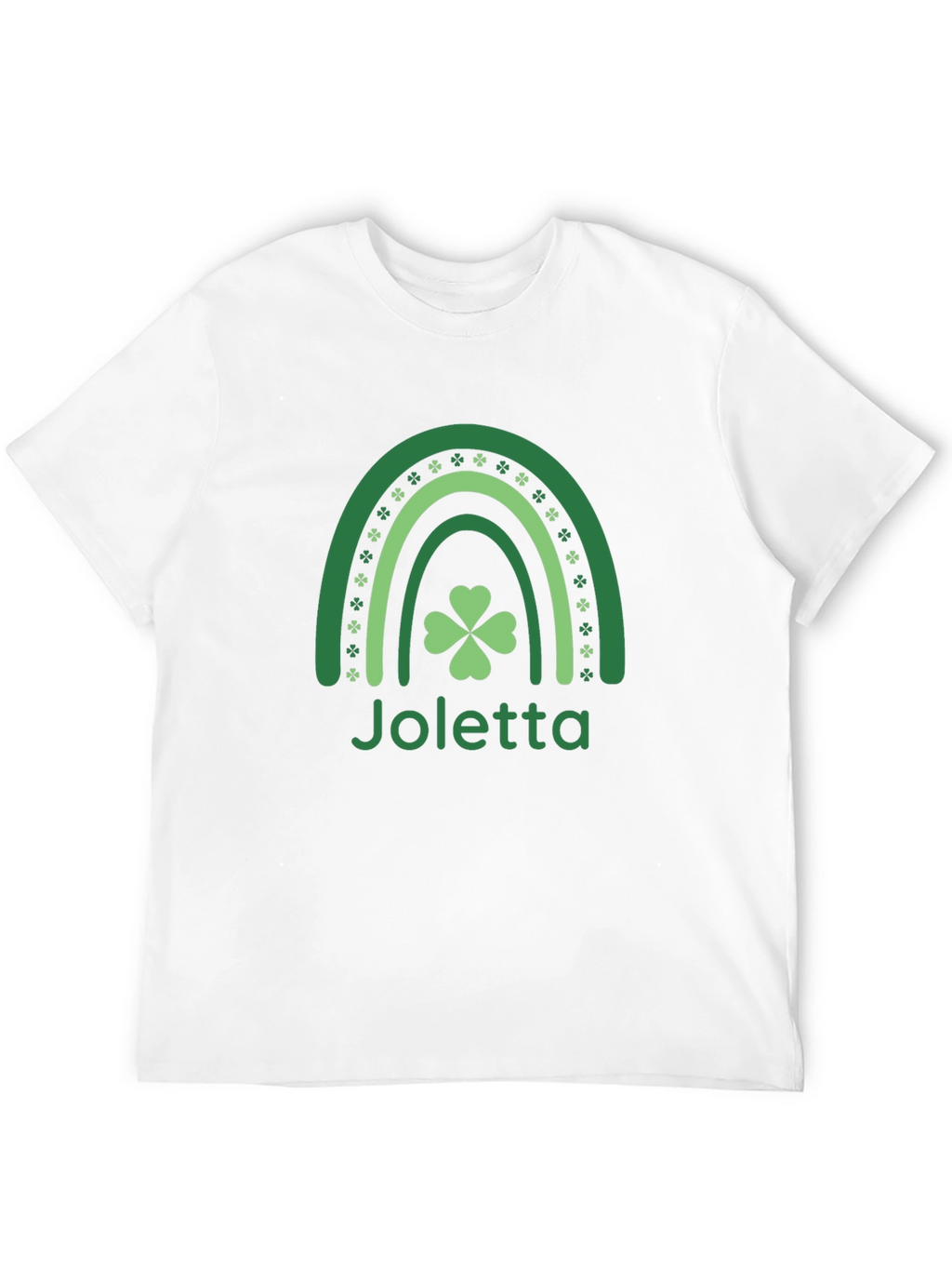 Joletta St. Patricks Day Shamrock Rainbow T-Shirt
