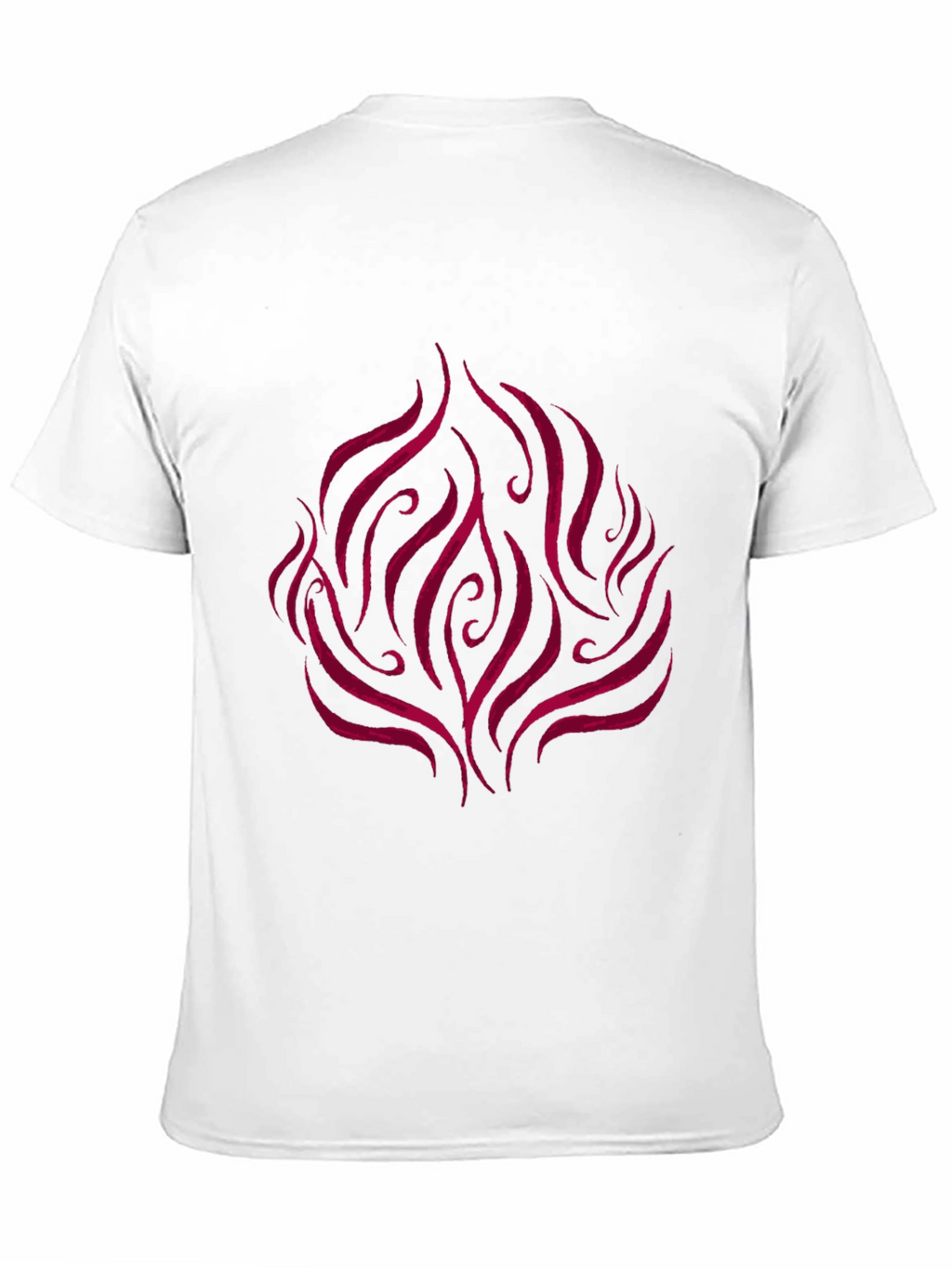 Flame Design Black T-Shirt