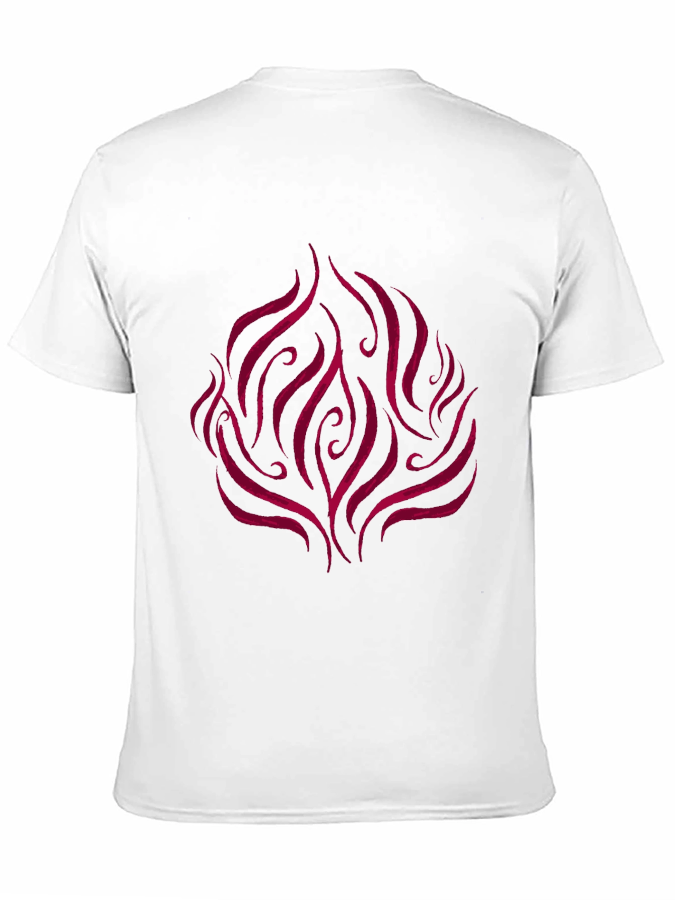 Flame Design Black T-Shirt