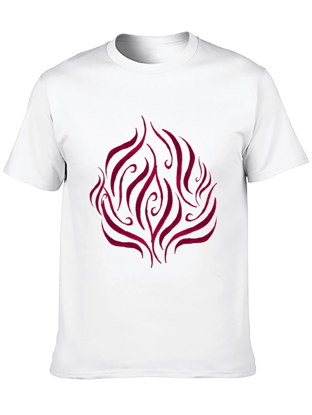 Flame Design Black T-Shirt