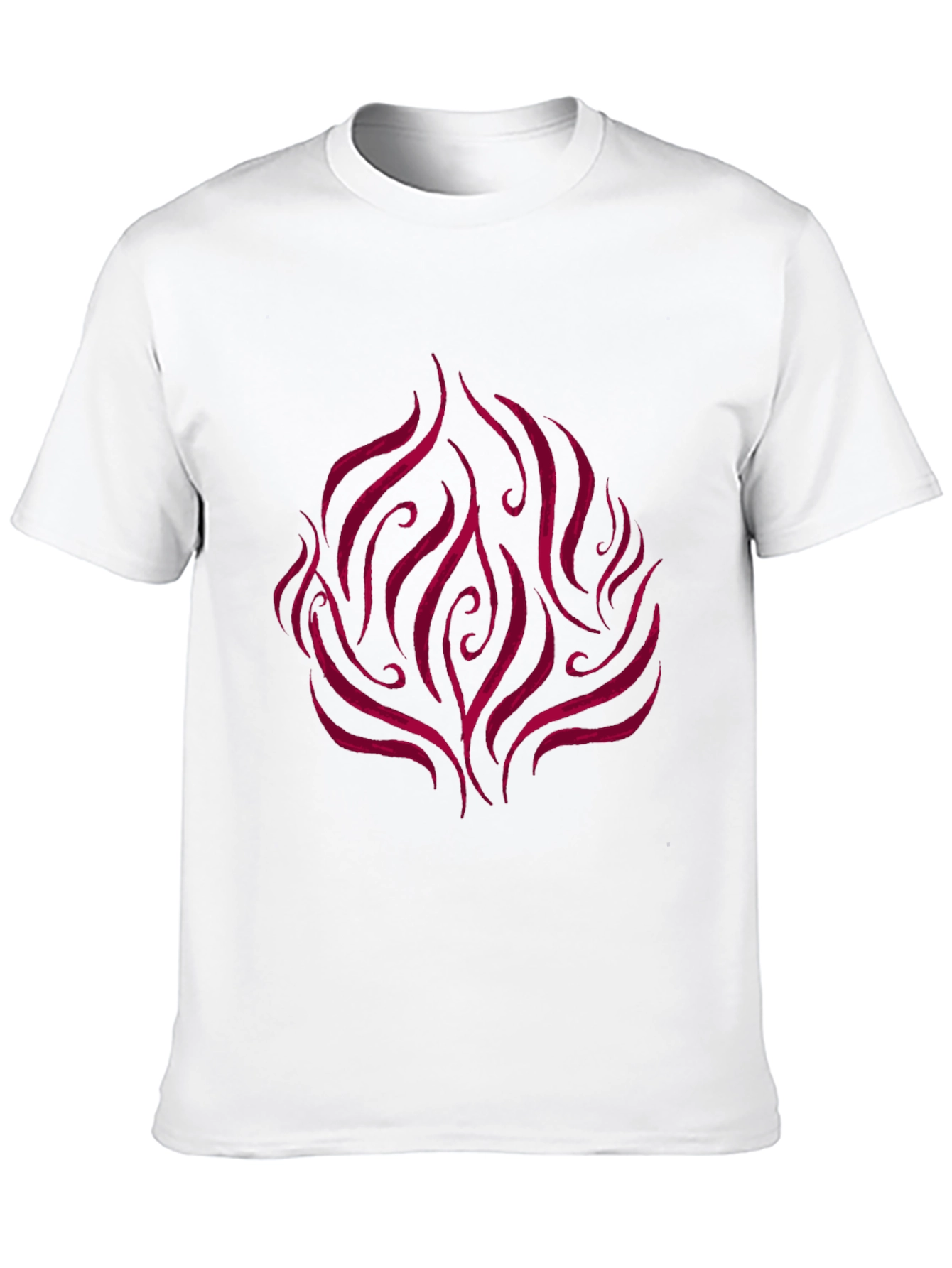 Flame Design Black T-Shirt