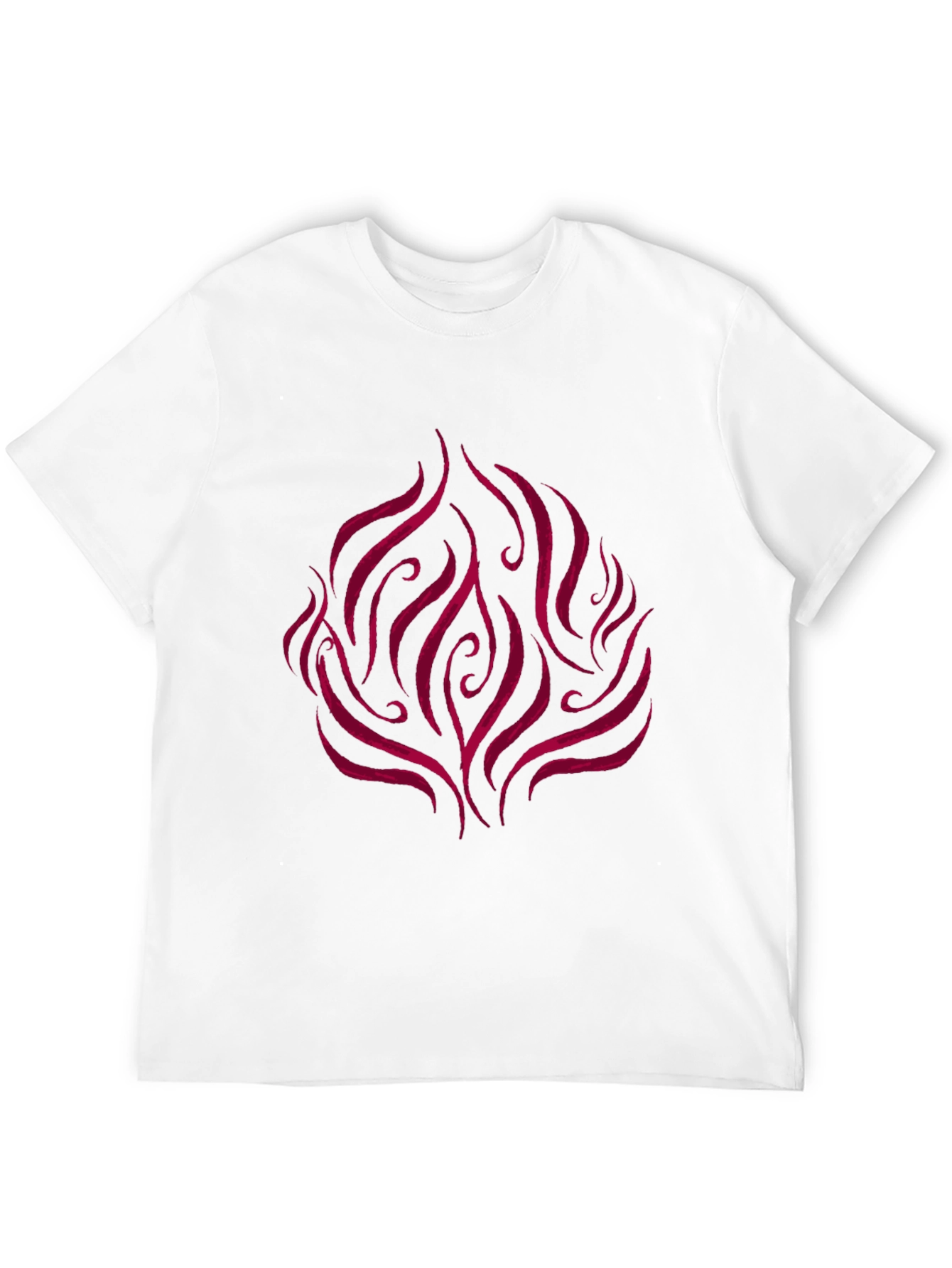Flame Design Black T-Shirt
