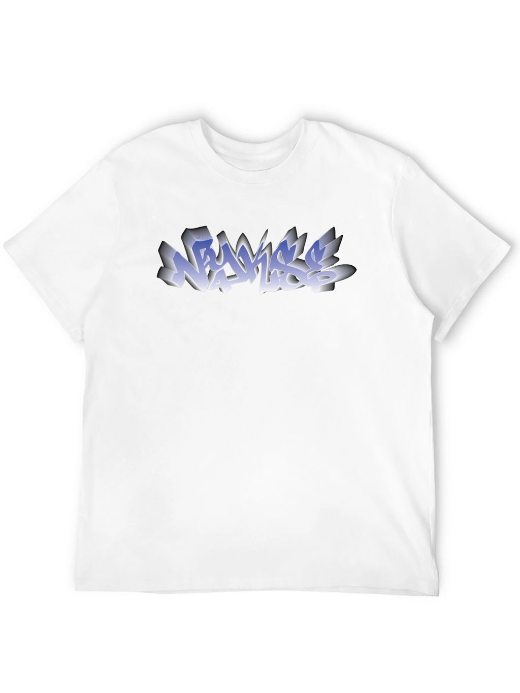 Graffiti Style Graphic T-Shirt - Black