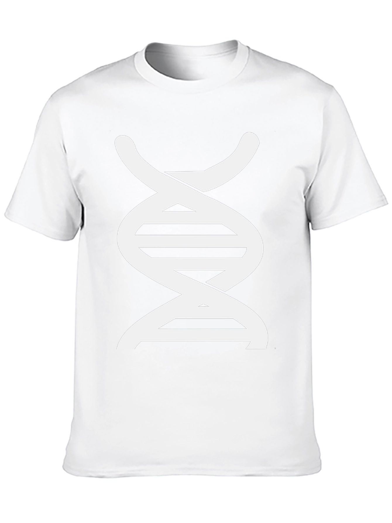 DNA Graphic Print Black T-Shirt