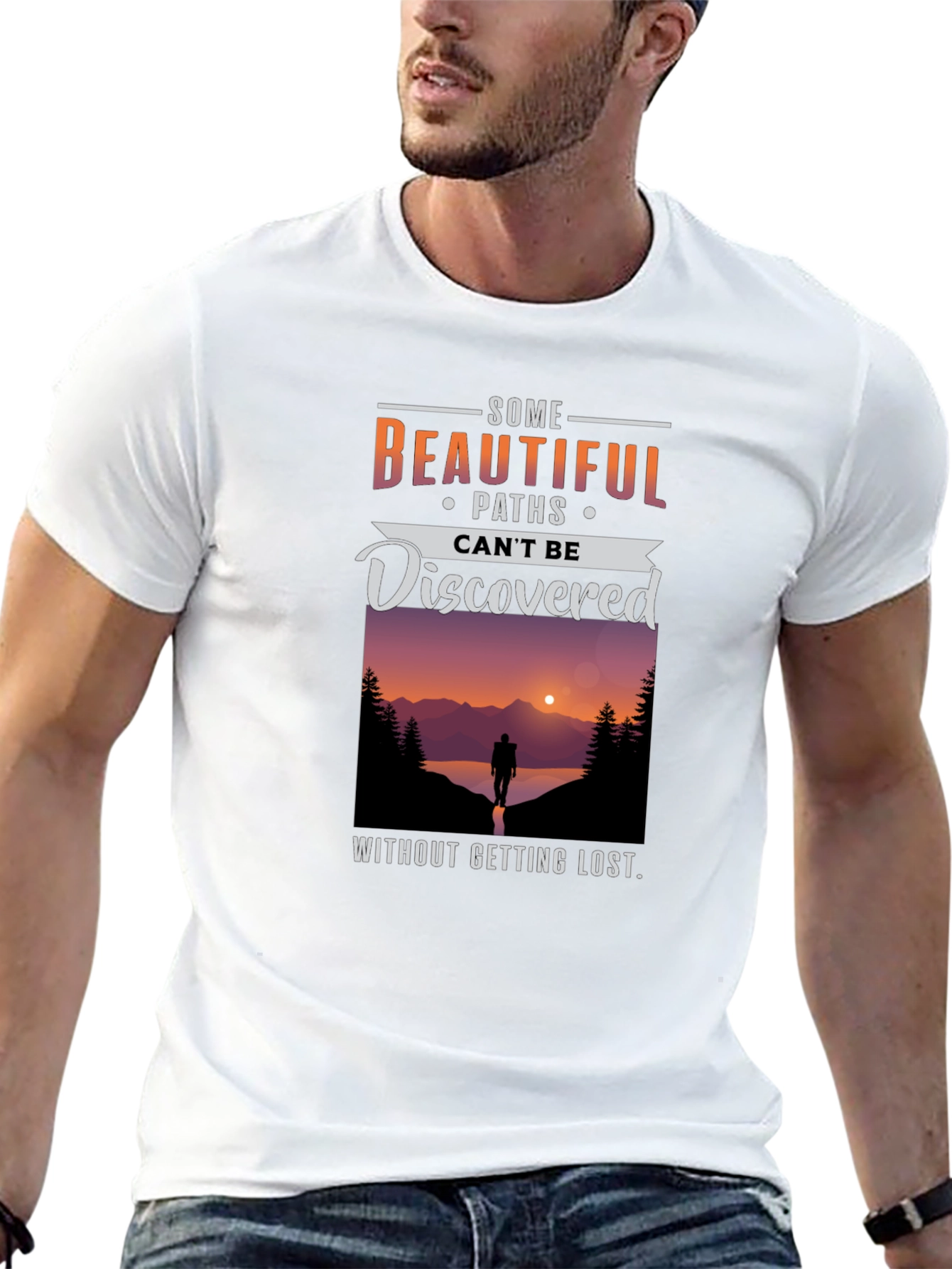 Inspirational Graphic T-Shirt - Paths Discovered
