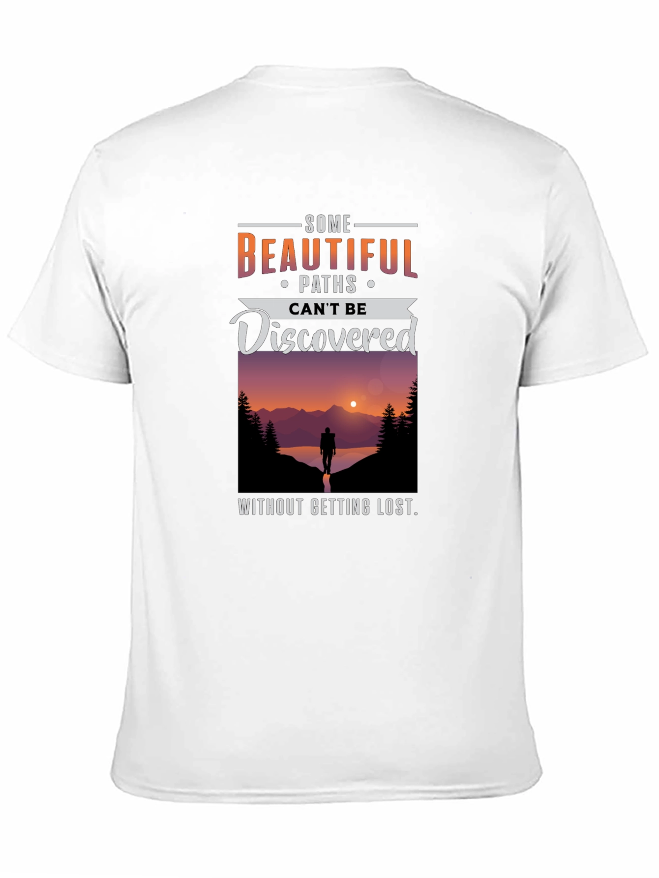 Inspirational Graphic T-Shirt - Paths Discovered