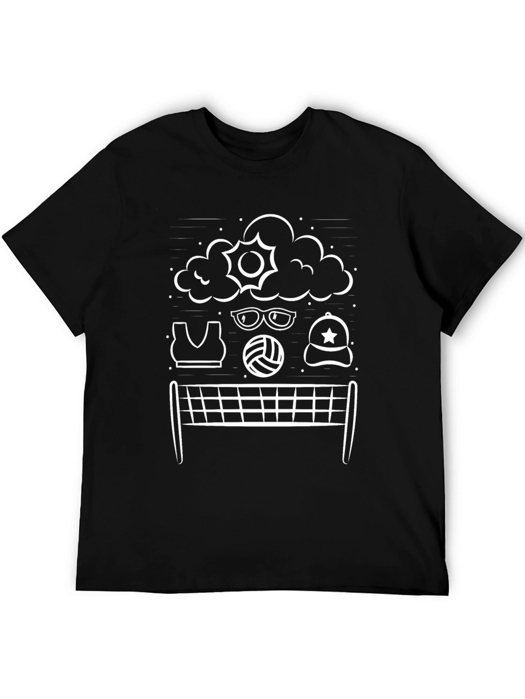 Volleyball Lover Graphic T-Shirt