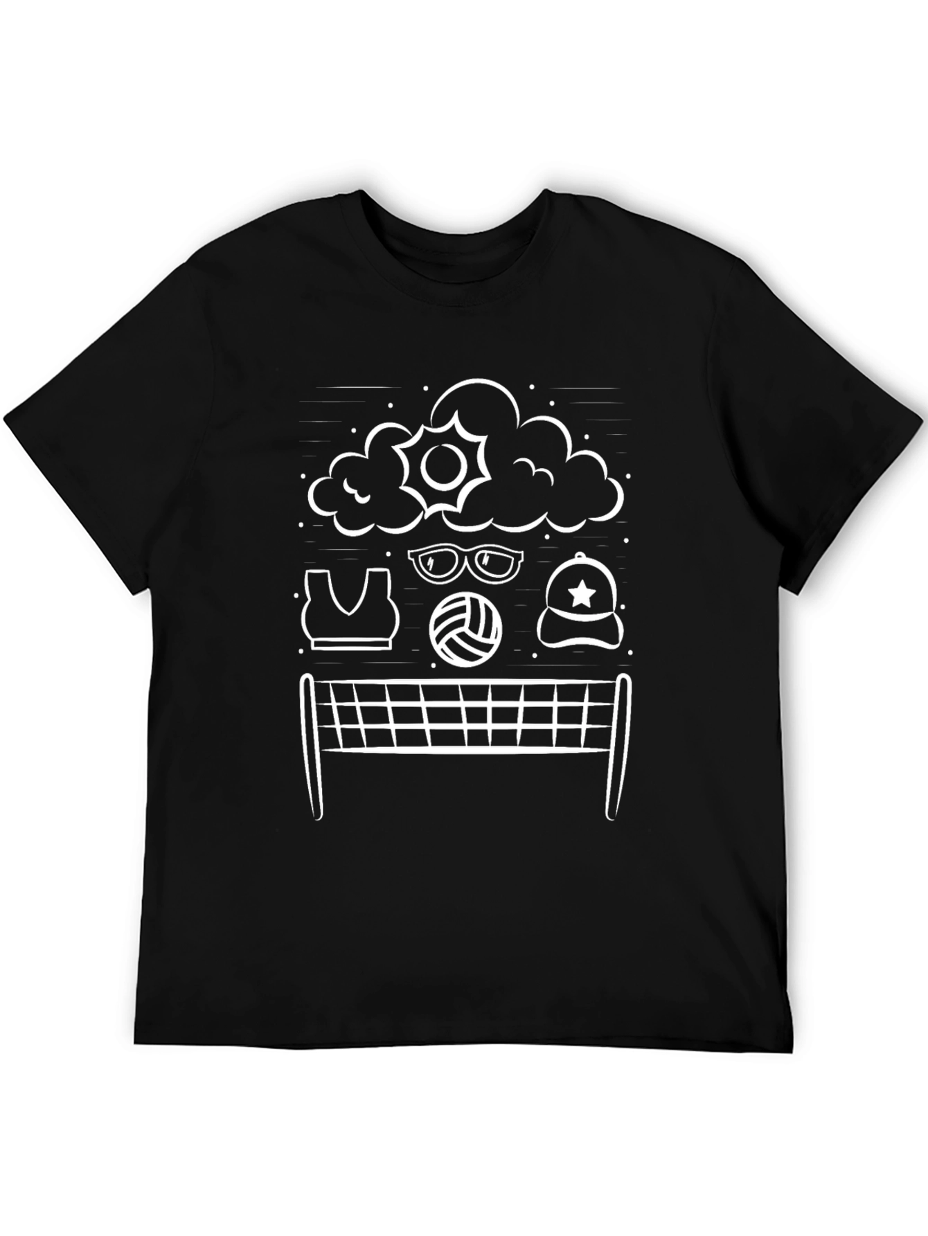 Volleyball Lover Graphic T-Shirt