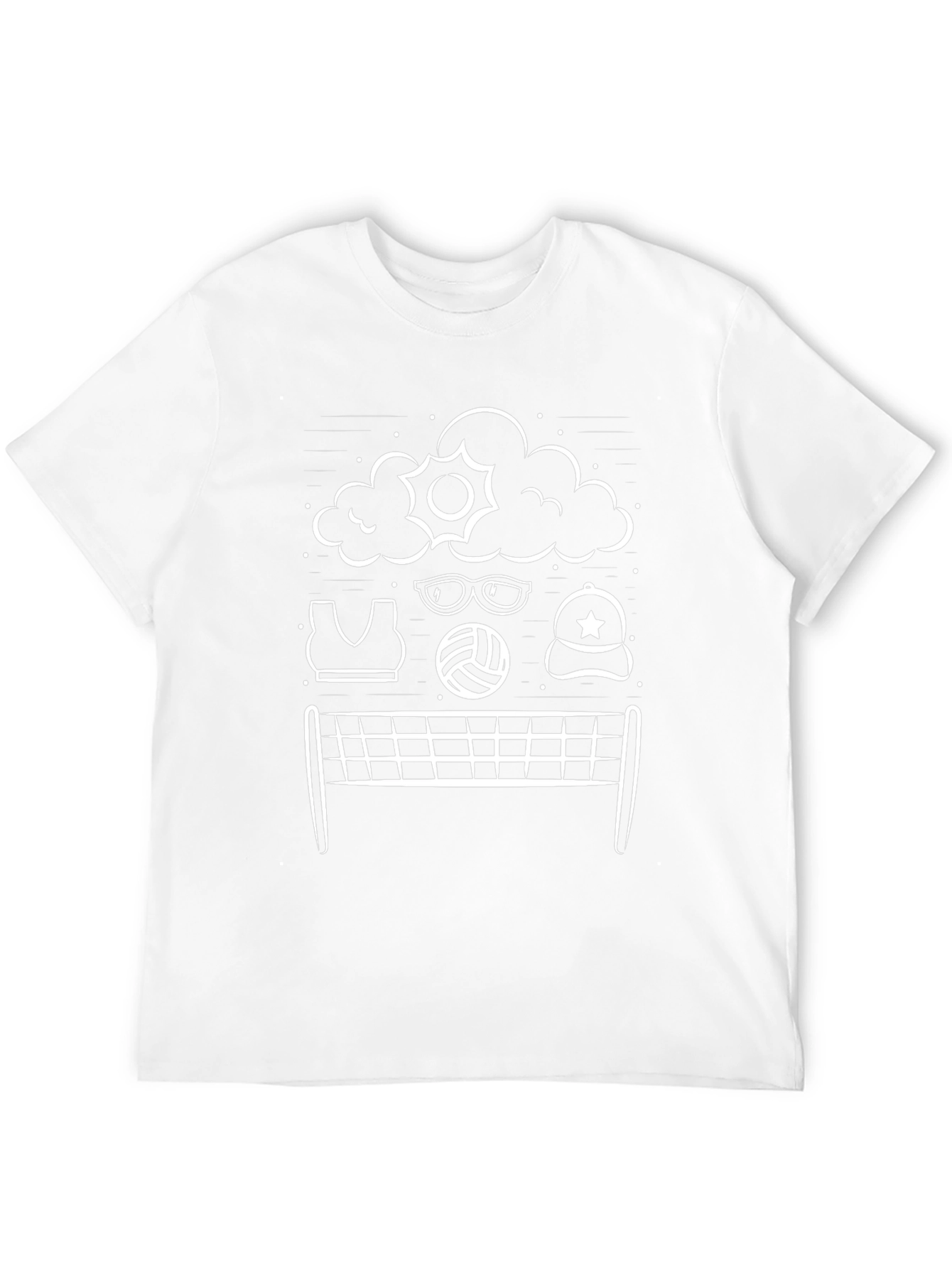 Volleyball Lover Graphic T-Shirt