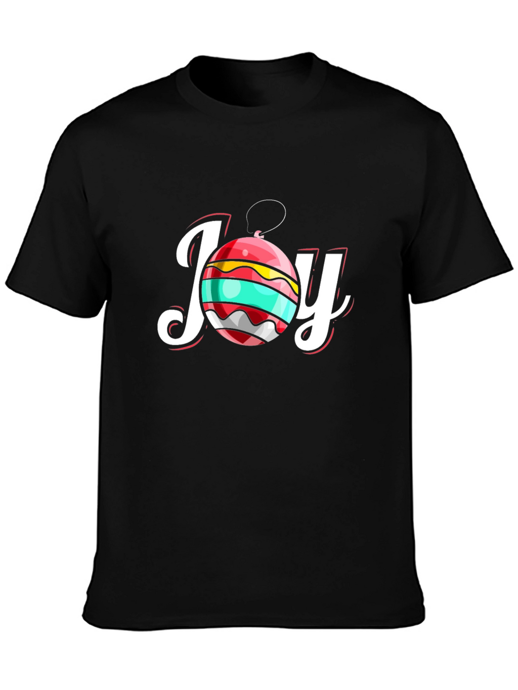 Joy Christmas Ornament Graphic Tee
