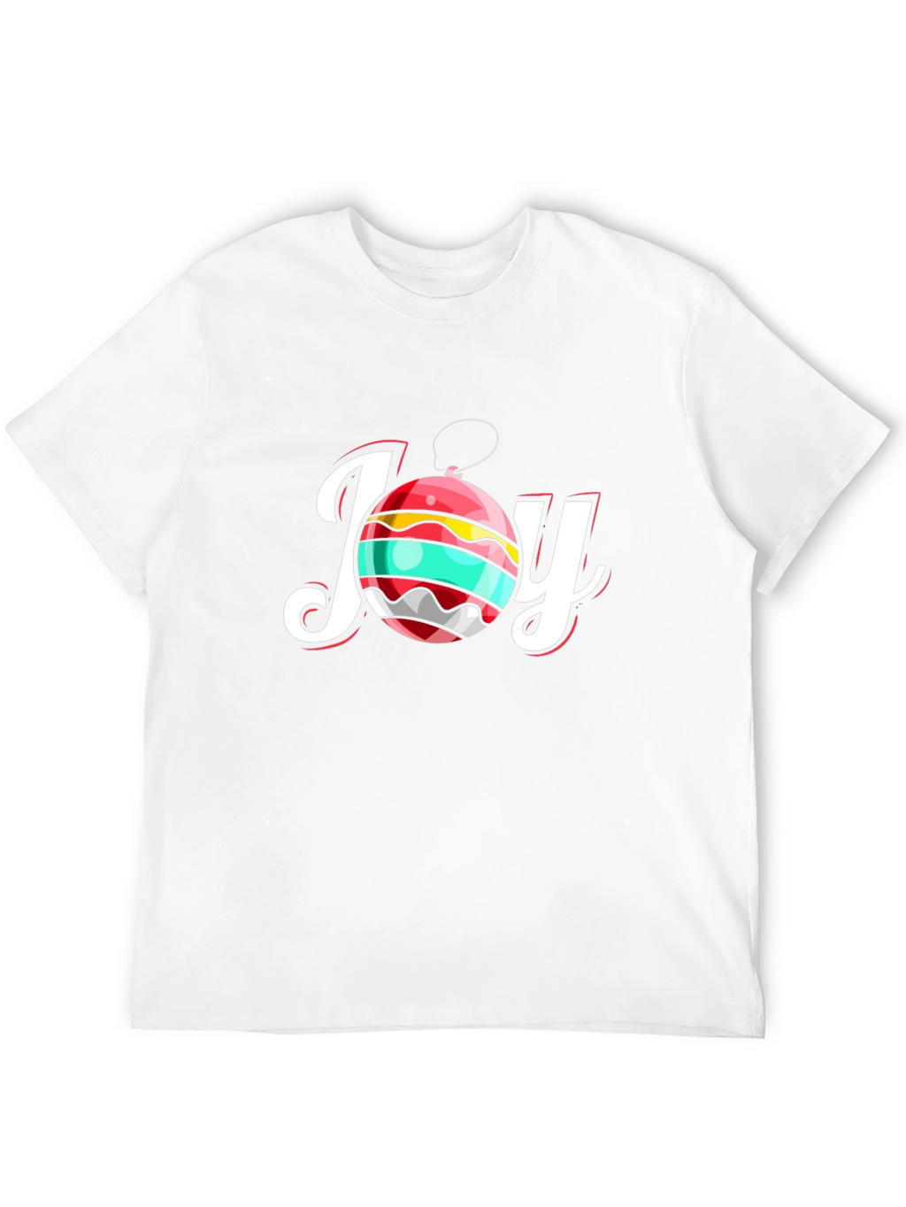 Joy Christmas Ornament Graphic Tee