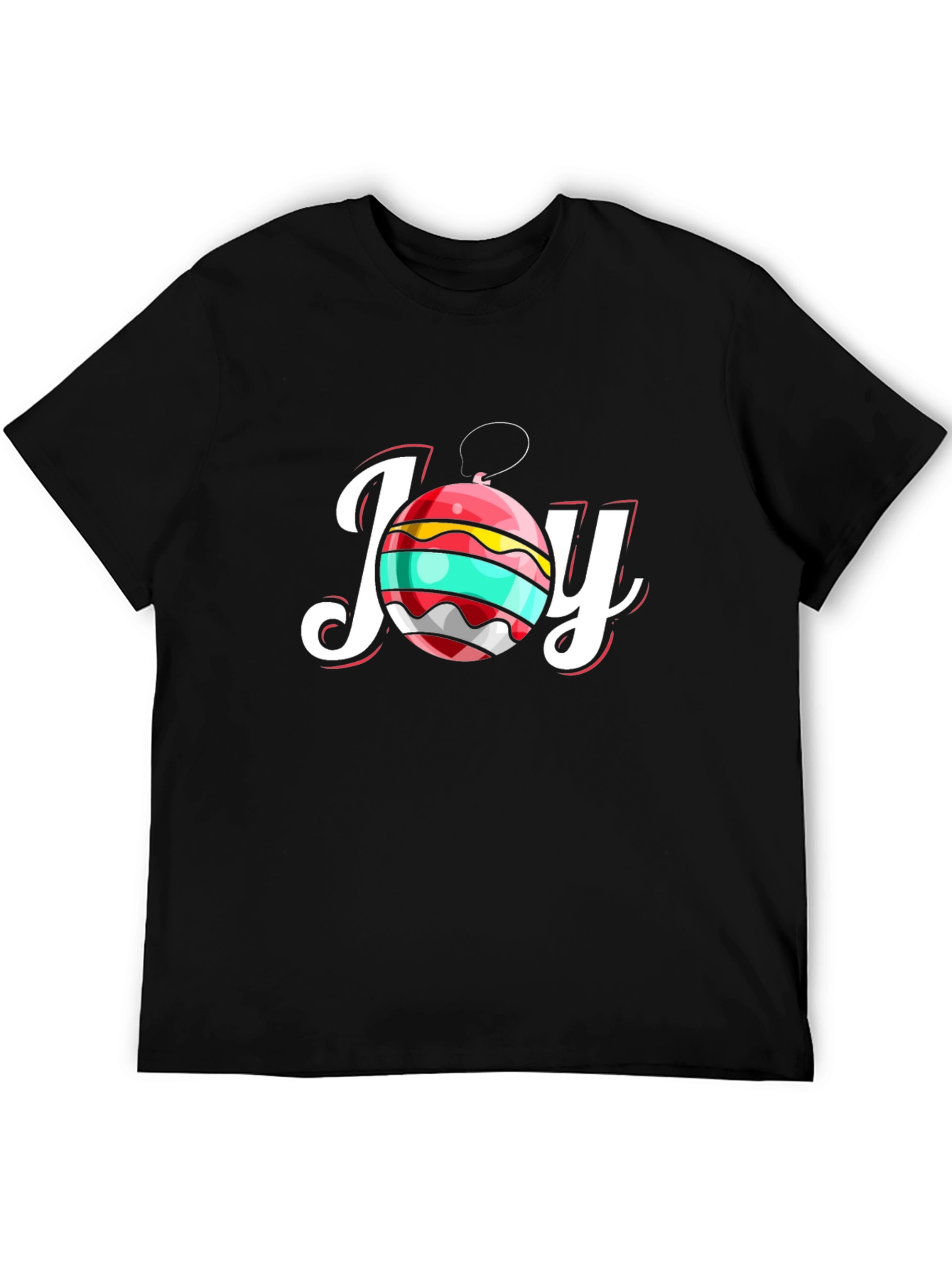 Joy Christmas Ornament Graphic Tee