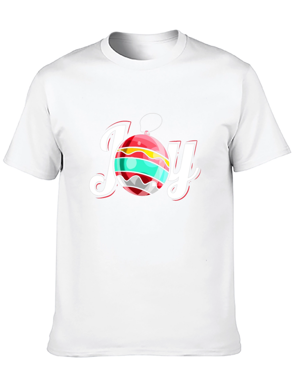 Joy Christmas Ornament Graphic Tee