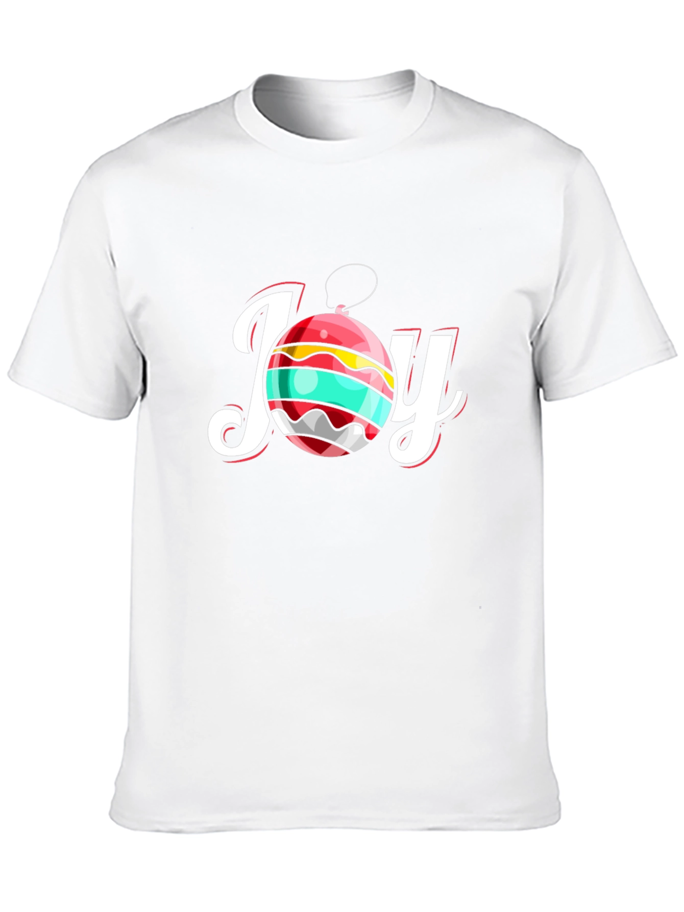 Joy Christmas Ornament Graphic Tee