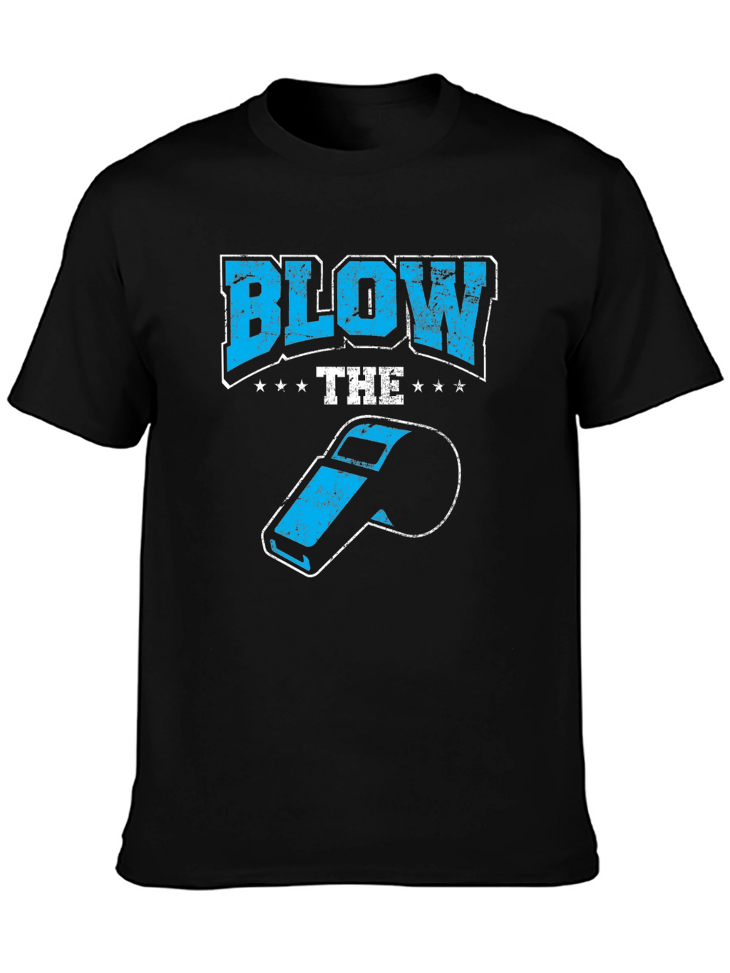 Blow the Whistle Black T-Shirt