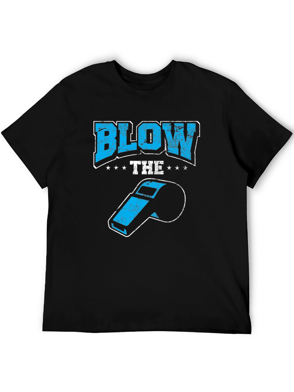 Blow the Whistle Black T-Shirt