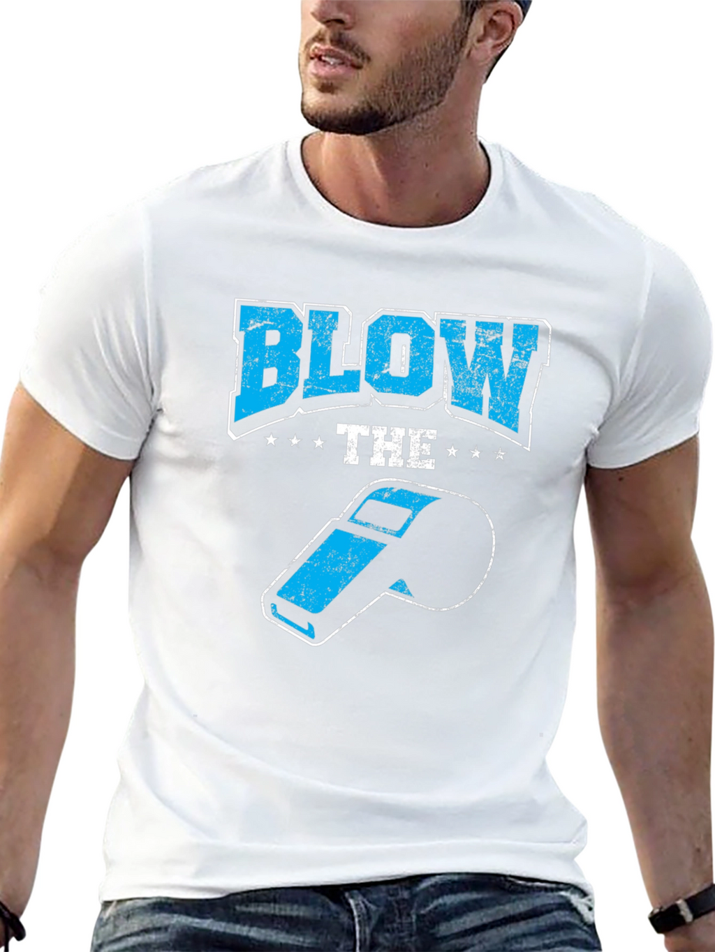Blow the Whistle Black T-Shirt