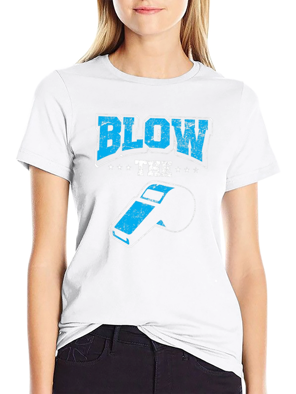 Blow the Whistle Black T-Shirt