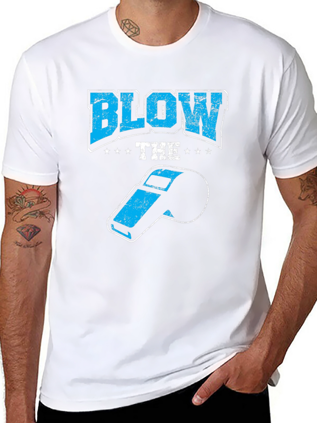Blow the Whistle Black T-Shirt
