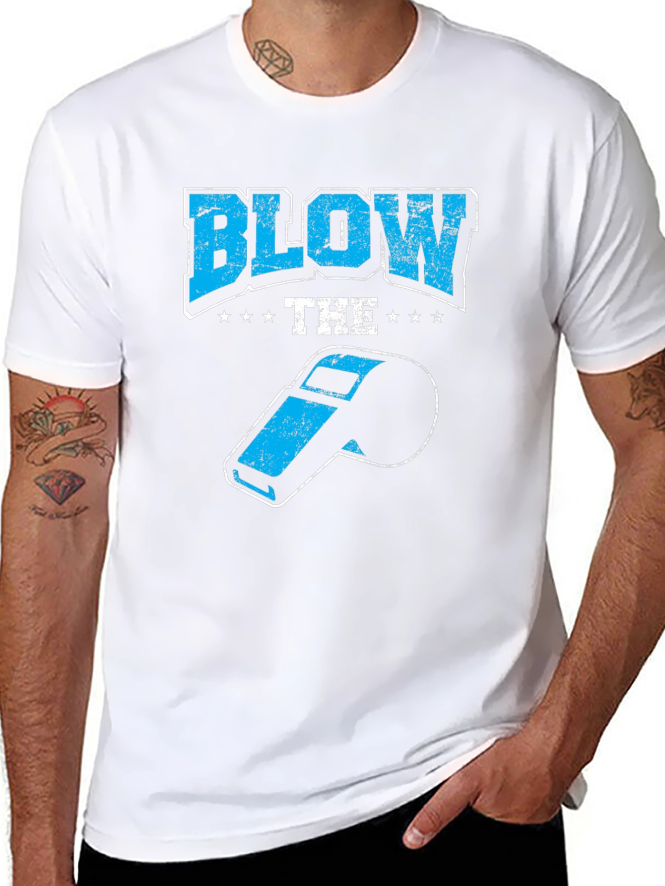 Blow the Whistle Black T-Shirt