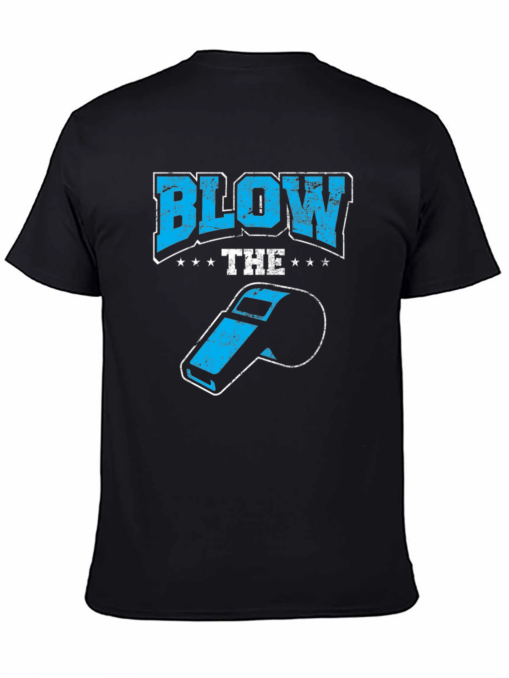Blow the Whistle Black T-Shirt