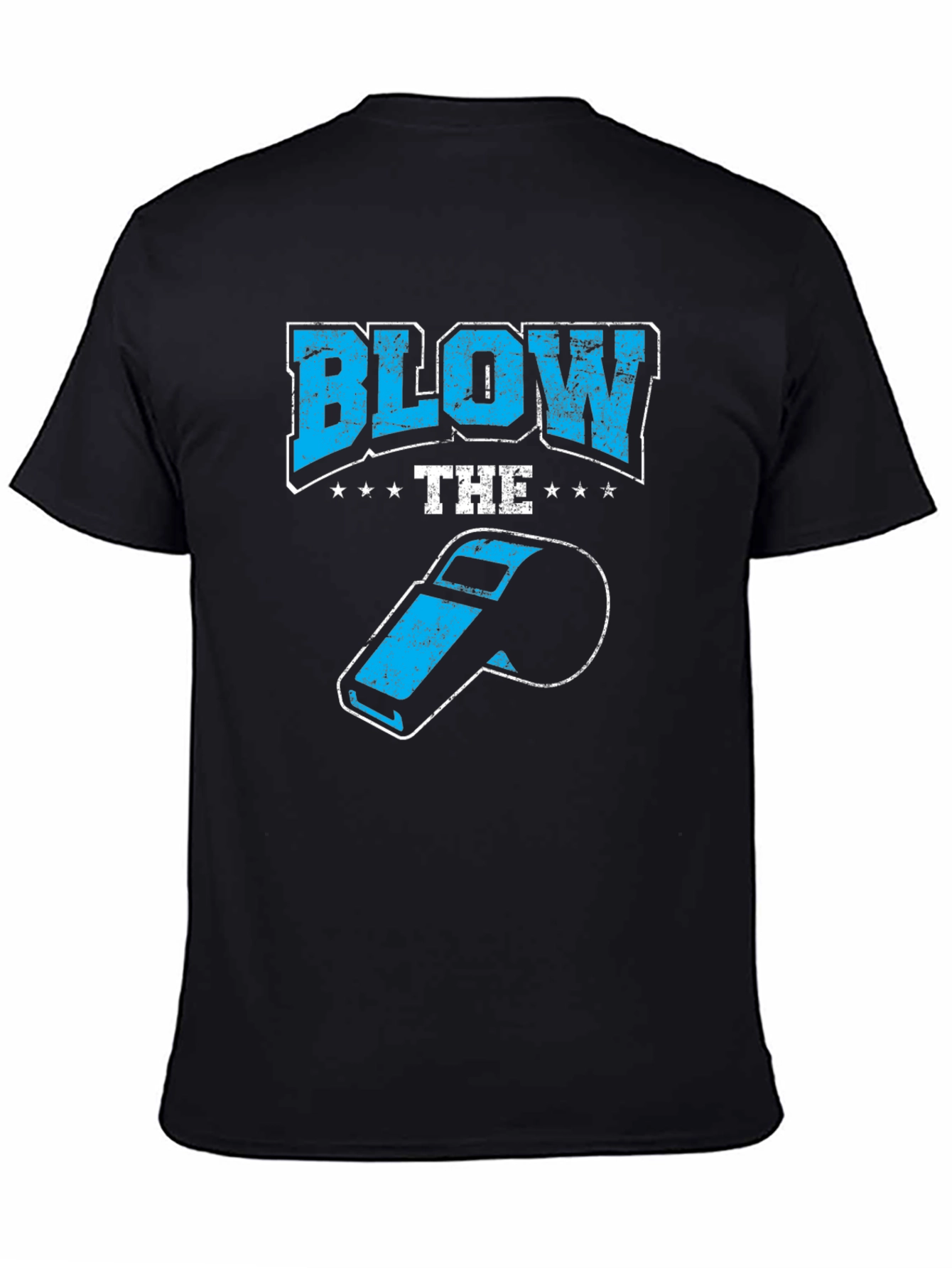 Blow the Whistle Black T-Shirt