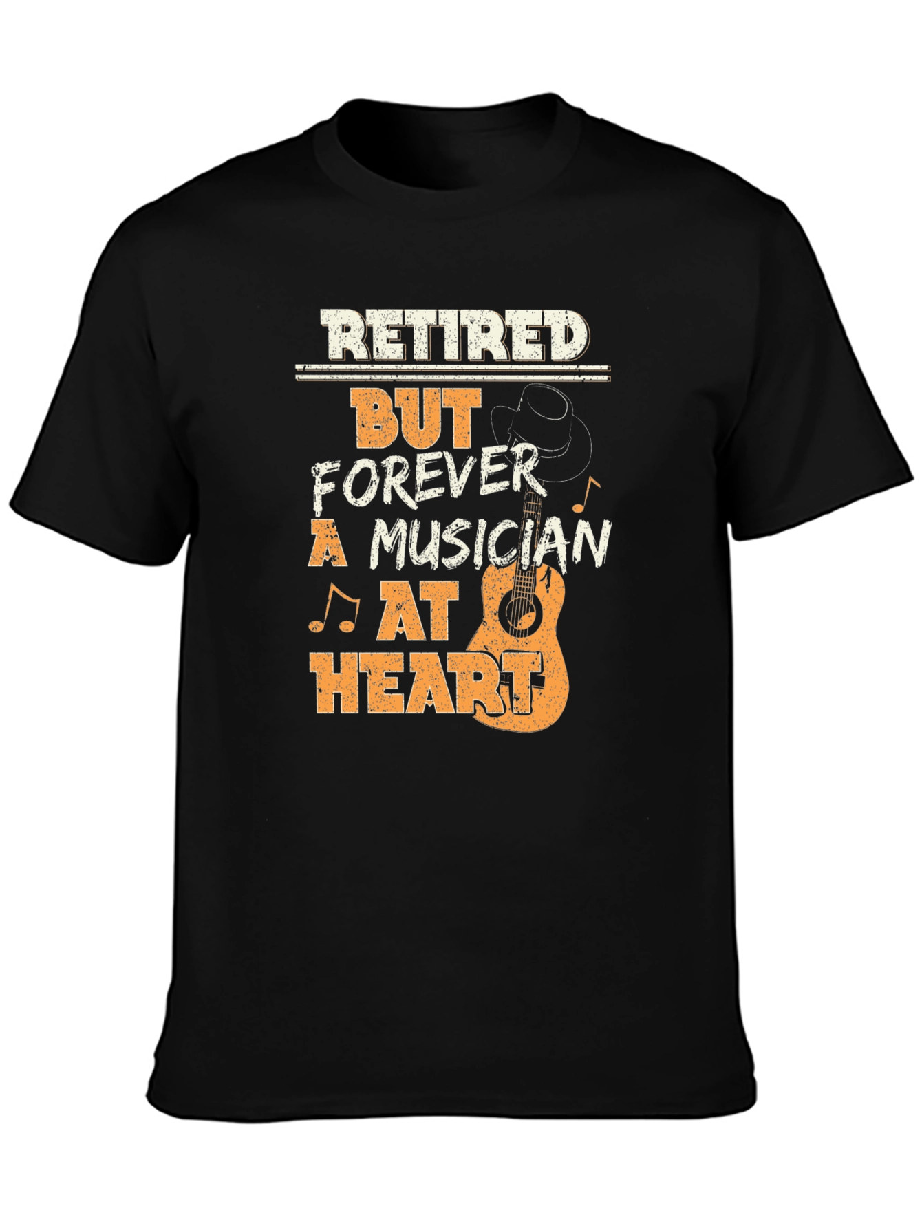 Retired Musician T-Shirt - Forever at Heart