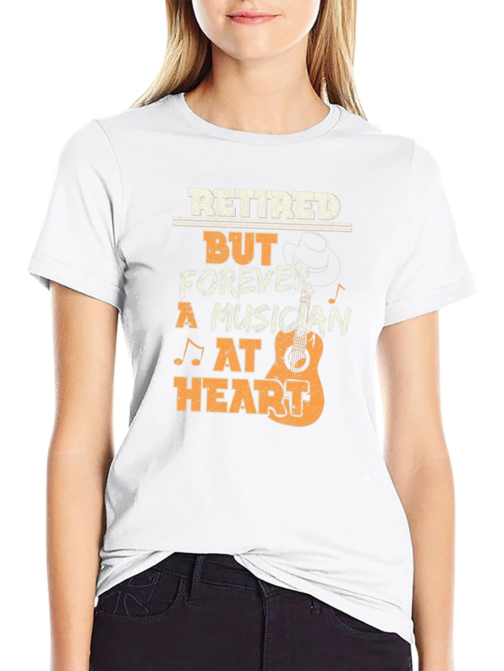 Retired Musician T-Shirt - Forever at Heart