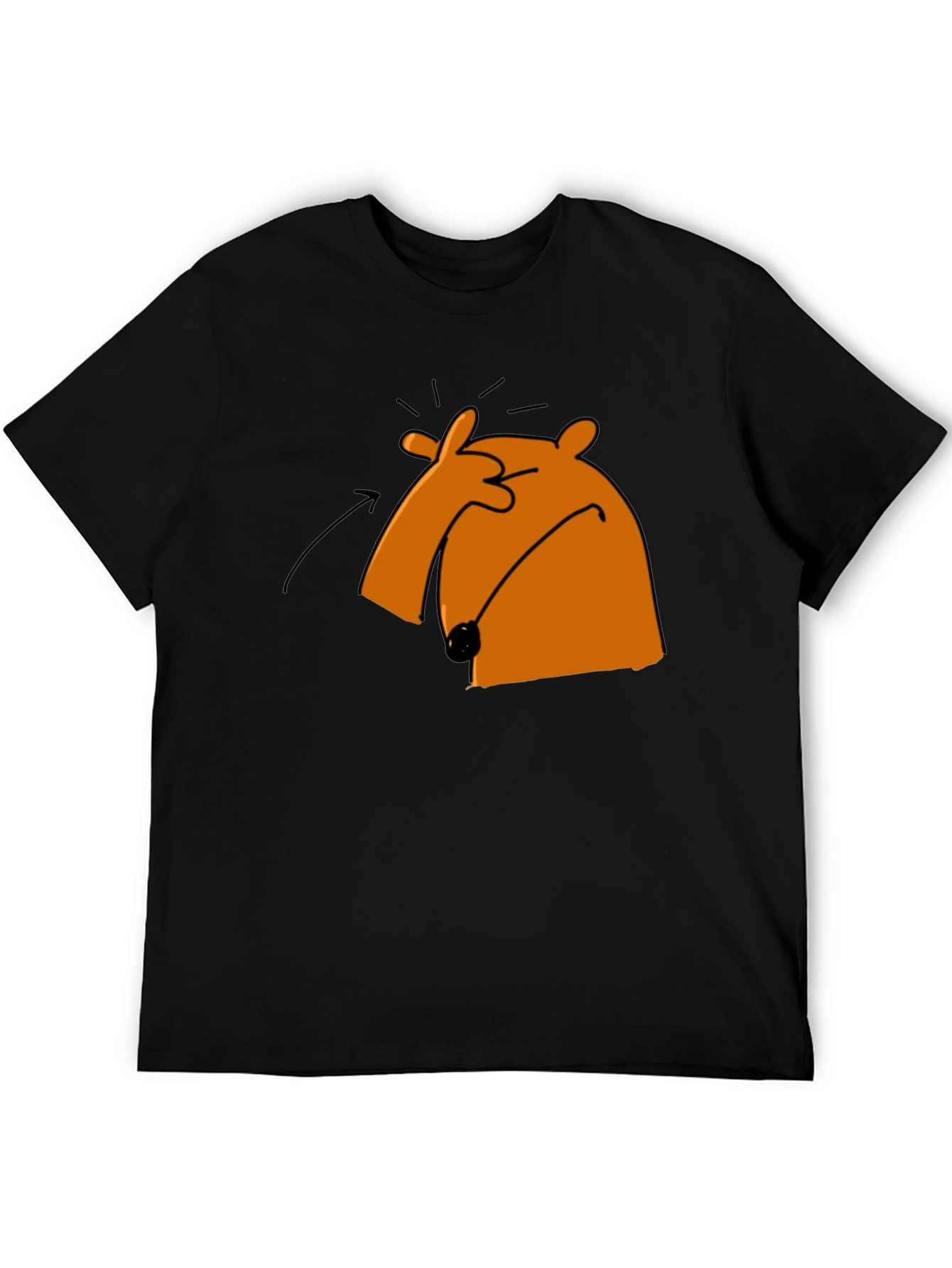 Funny Cartoon Bear Graphic T-Shirt