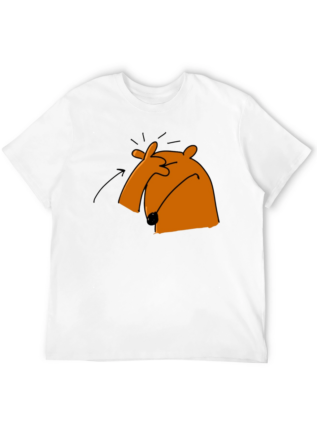 Funny Cartoon Bear Graphic T-Shirt