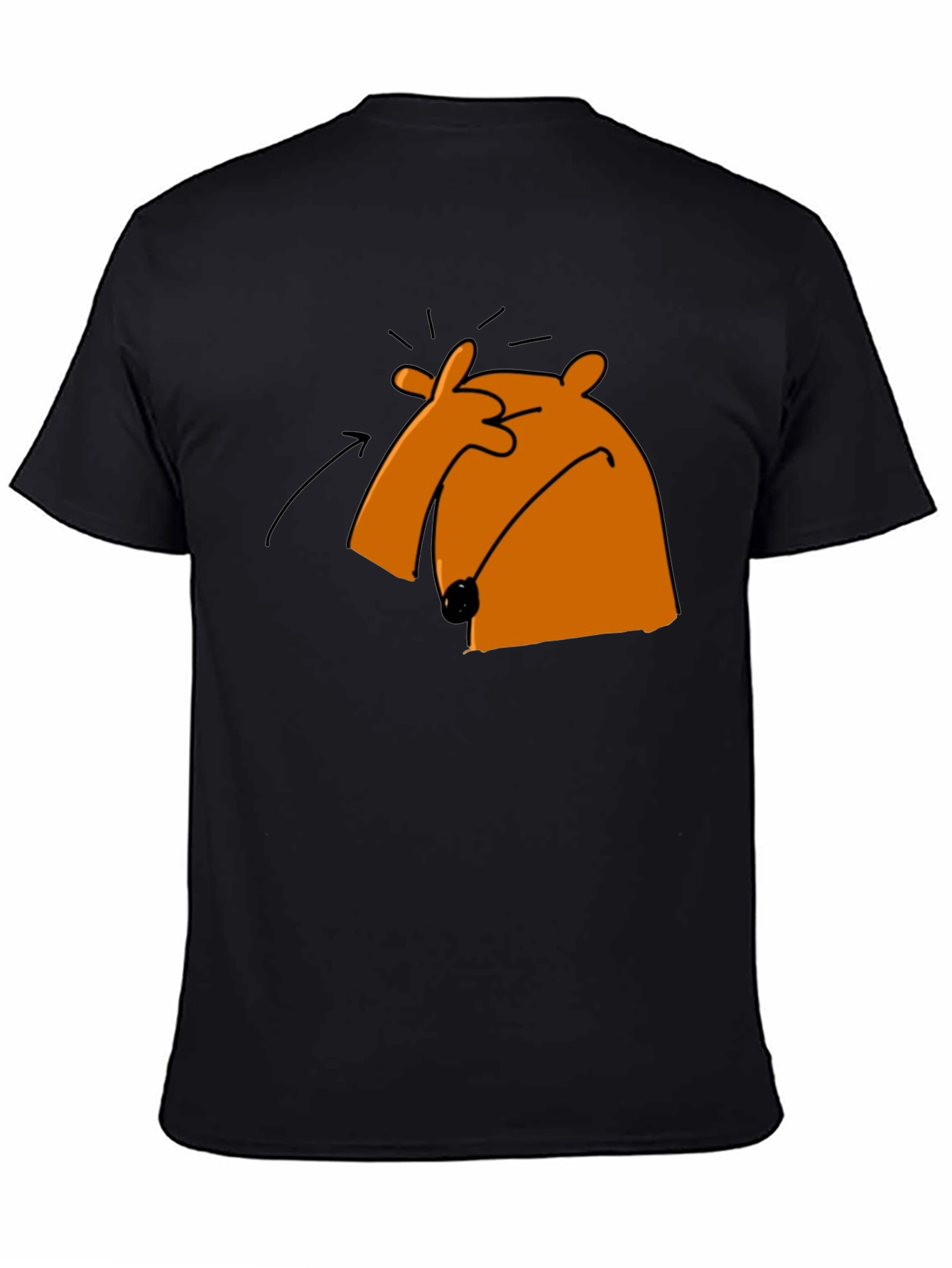 Funny Cartoon Bear Graphic T-Shirt
